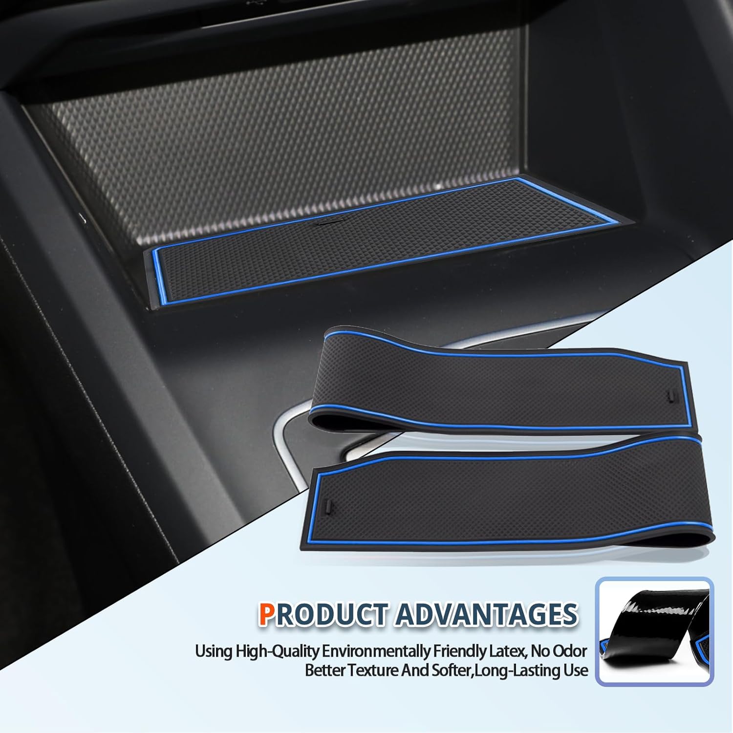 VW Golf 8 MK8 GTI GTE GTD Door Slot Mats 2020+