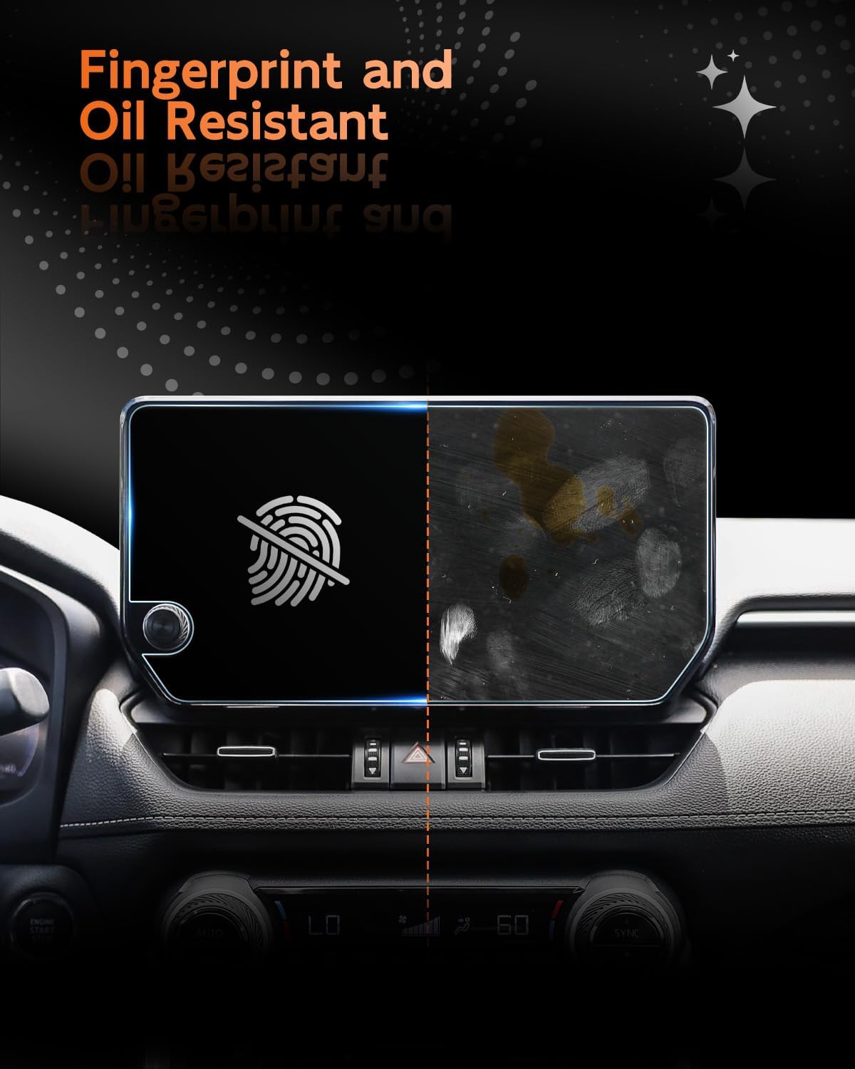 Toyota RAV4 10,5" Displayschutzfolie 2023+