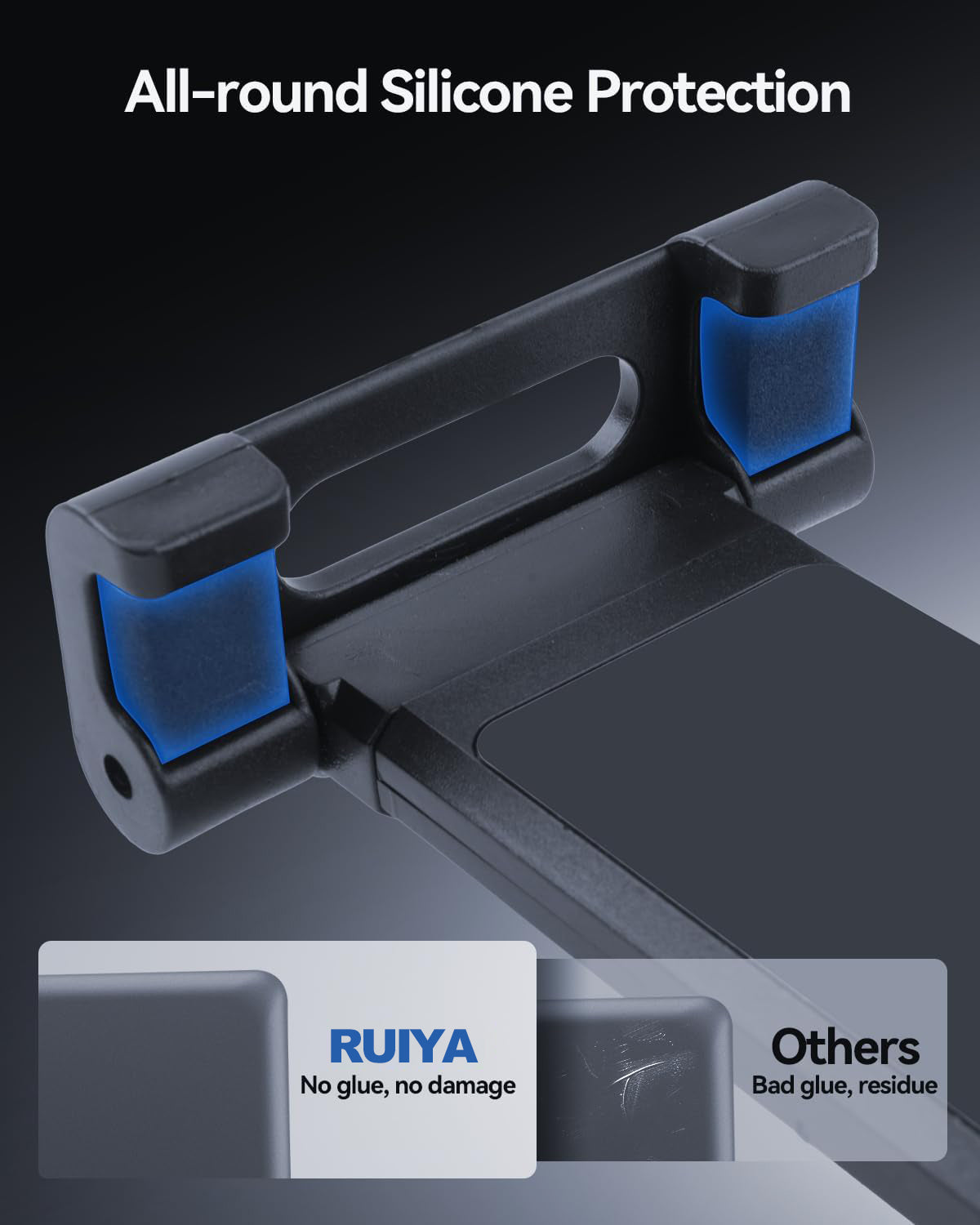 For Tesla Model 3/Y/X/S Universal 360° Adjustable Tablet Holder for Ipad, Galaxy Tablet, iPhone, Android Mobile Phones and More, Samsung