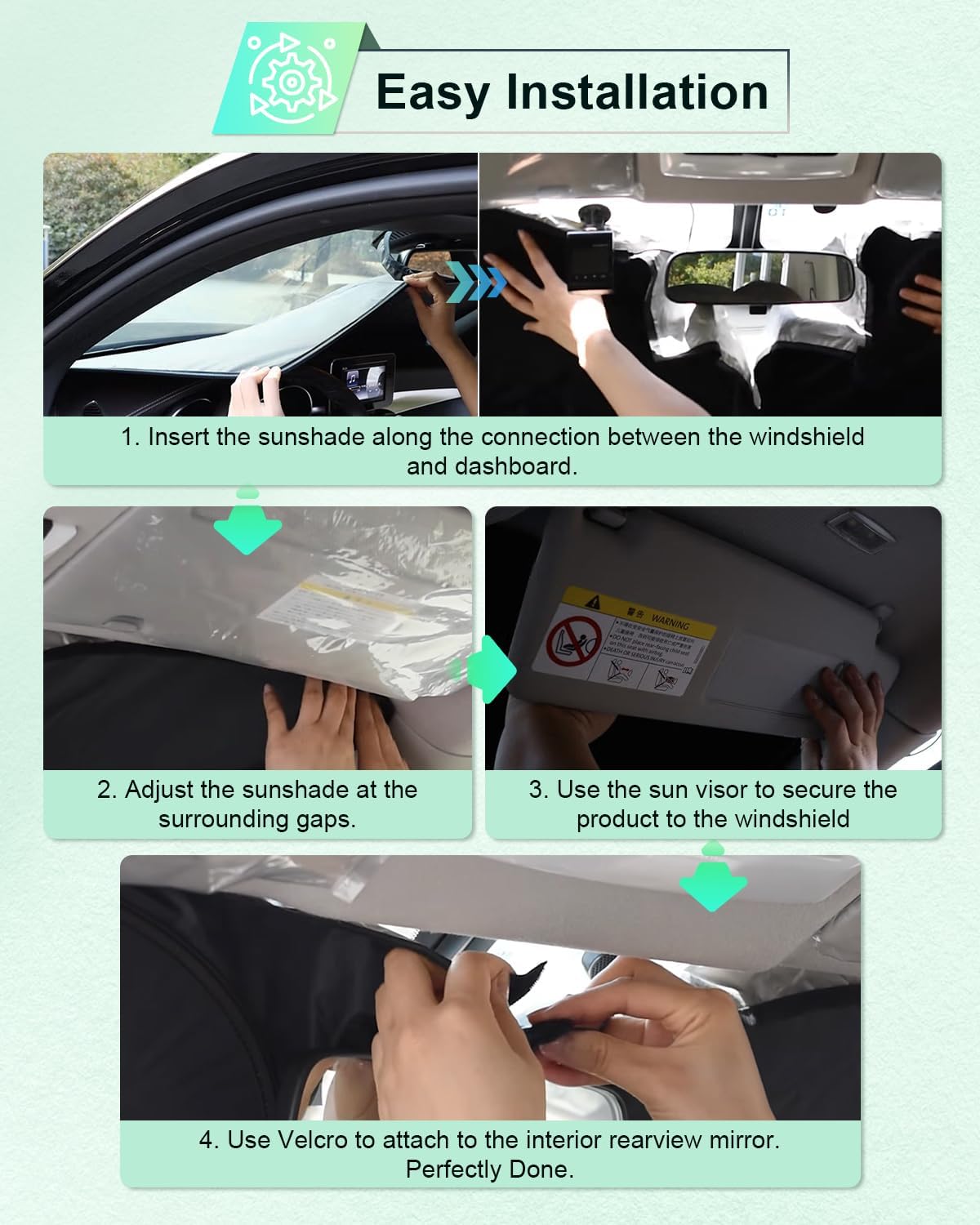 For Seat Cupra Formentor/Seat Leon MK4 Windshield Sunshade 2021 2022 2023 2024 2025+