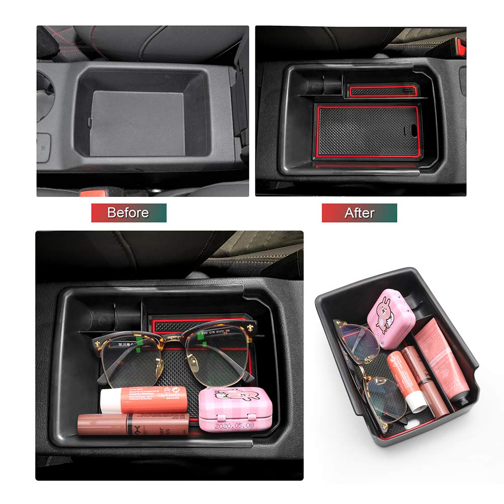 Accessories For Audi A3 8Y Sedan Sportback 2021 2022 Interior Central  Armrest Storage Box Container Holder