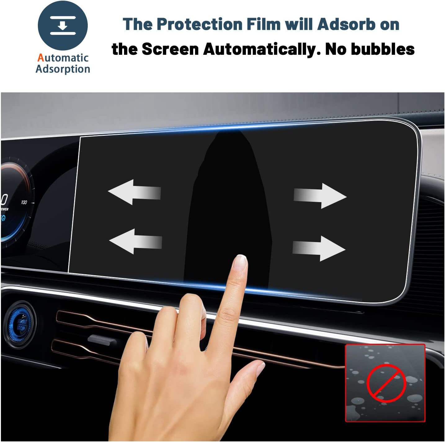 Mercedes GLE W167 GLS X167 12.3" Screen Protector - LFOTPP Car Accessories