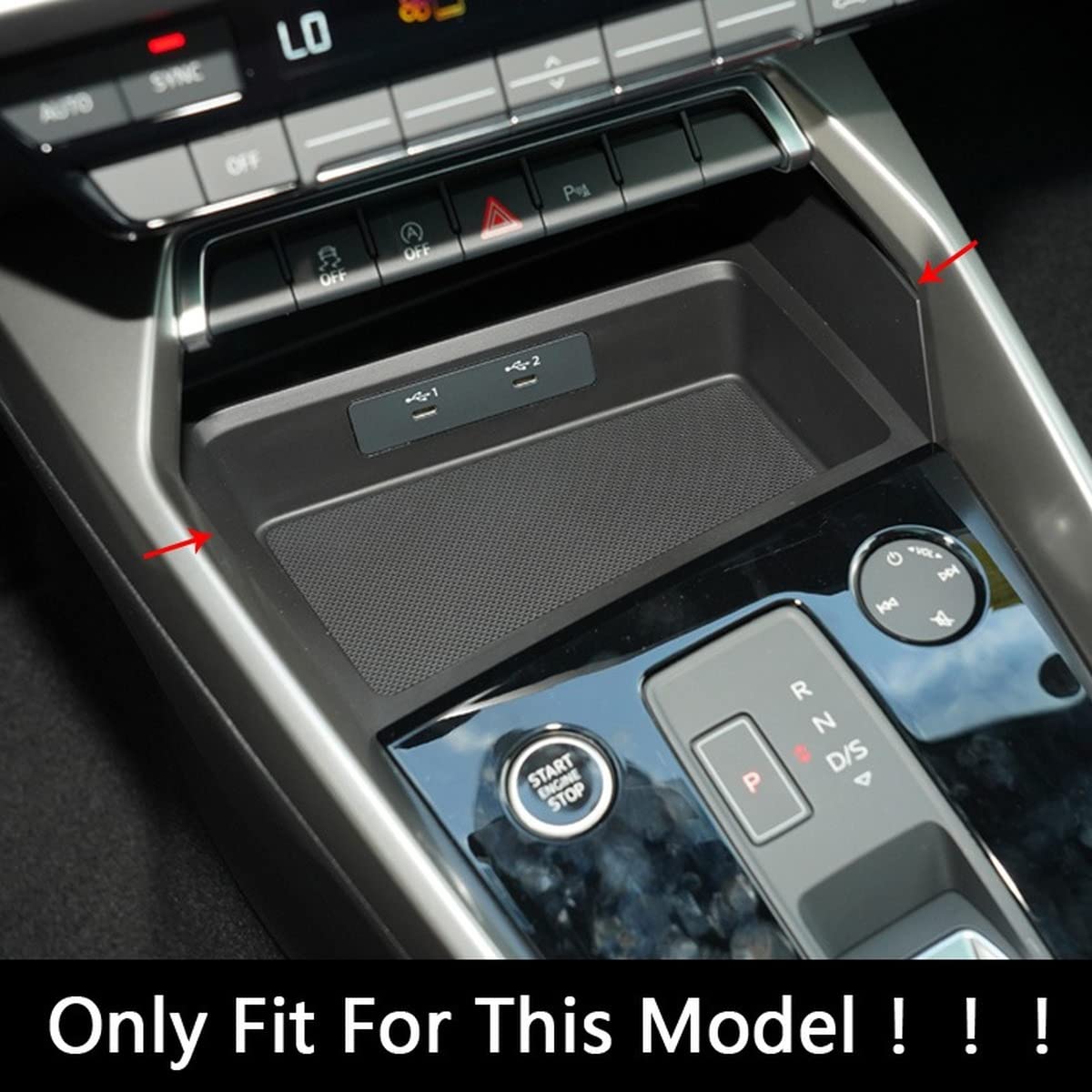 Audi A3 8Y Center Armrest Storage Box 2021+ - LFOTPP Car Accessories