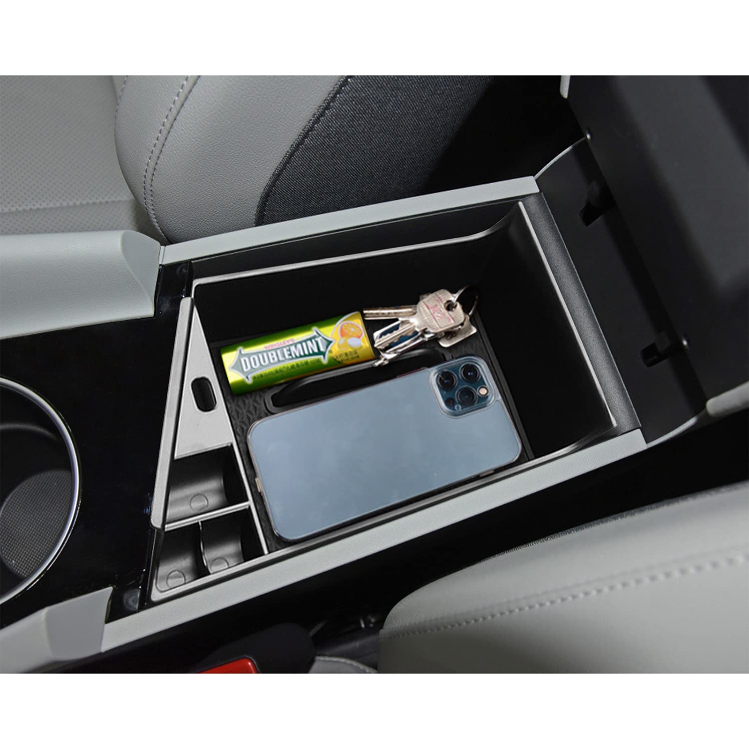 Hyundai Elantra Limited Hybrid Center Organizer Storage Tray 2021+ - LFOTPP Car Accessories