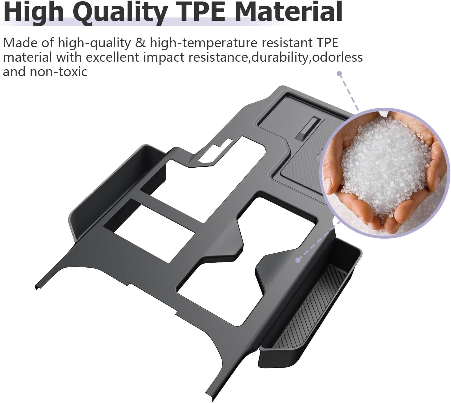 For Toyota Land Cruiser 250 Prado J250 LC250 Seat Gap Storage Box 2024 2025 2026