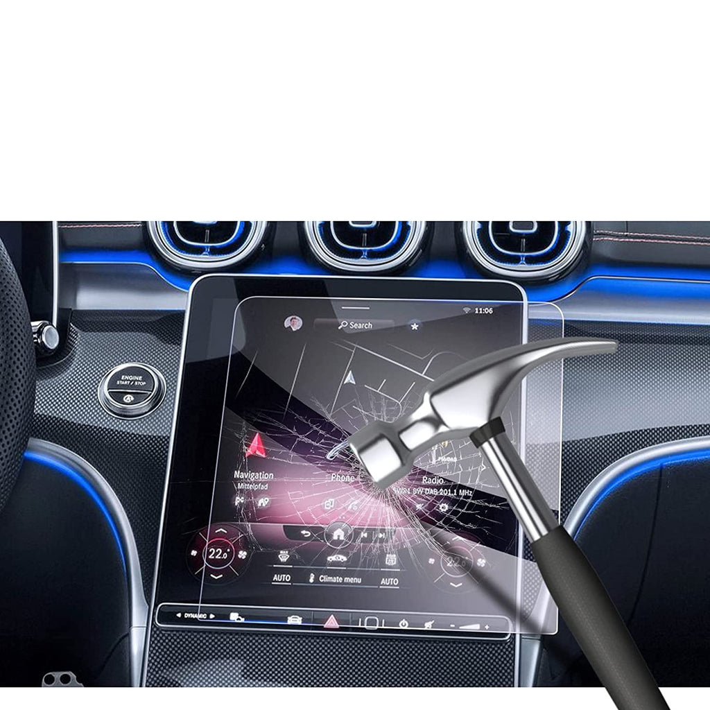 RUIYA Compatible avec Mercedes Classe C W206 2021 2022 2023 Navigation Film  Protection d'écran Tactile,12.3 GPS Devices Film Voiture W206 Accessoire