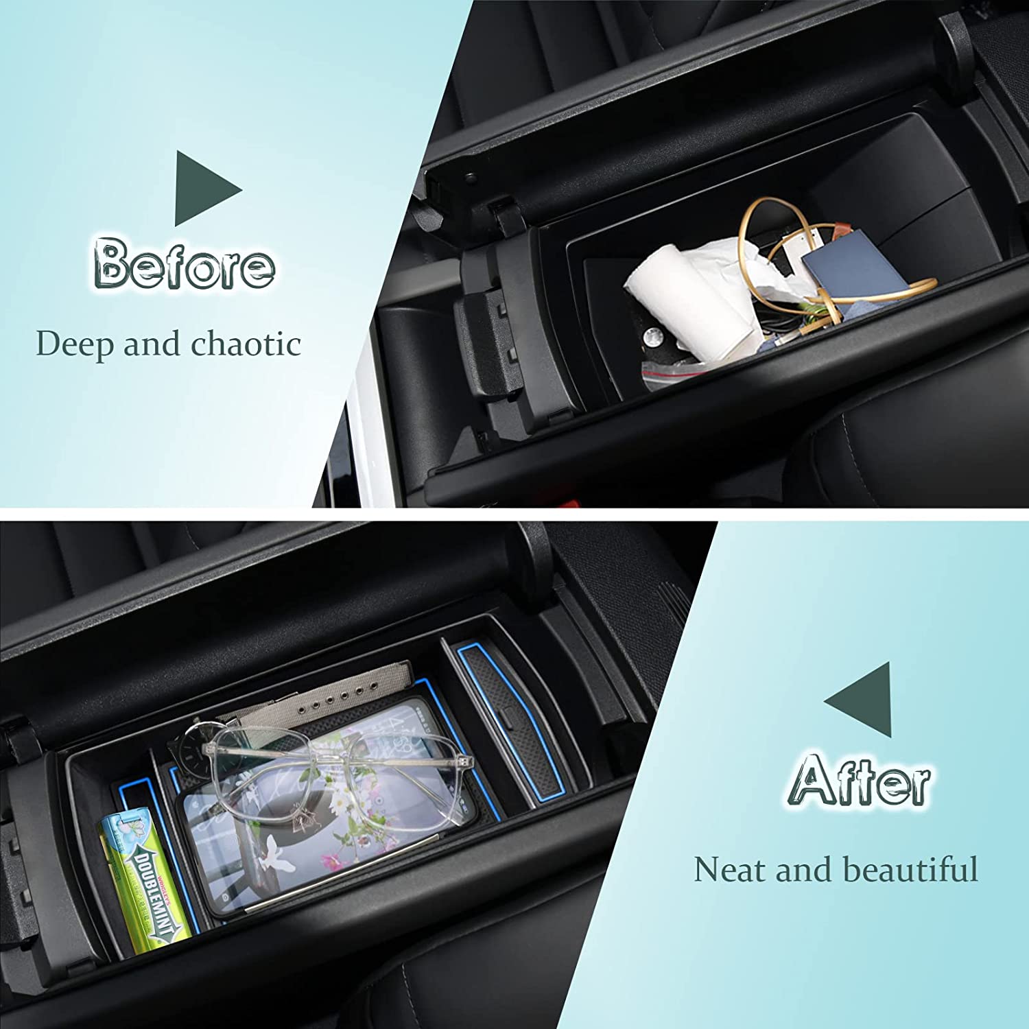 Citroen C5 Center Armrest Storage Tray A 2018+ - LFOTPP Car Accessories