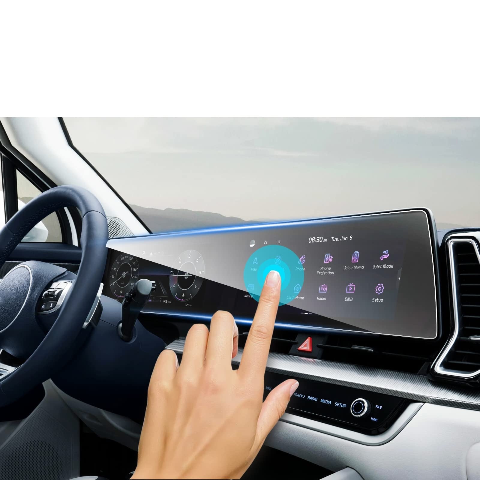 Kia Sportage NQ5 Entire Nano Screen Protector 2022+ - LFOTPP Car Accessories