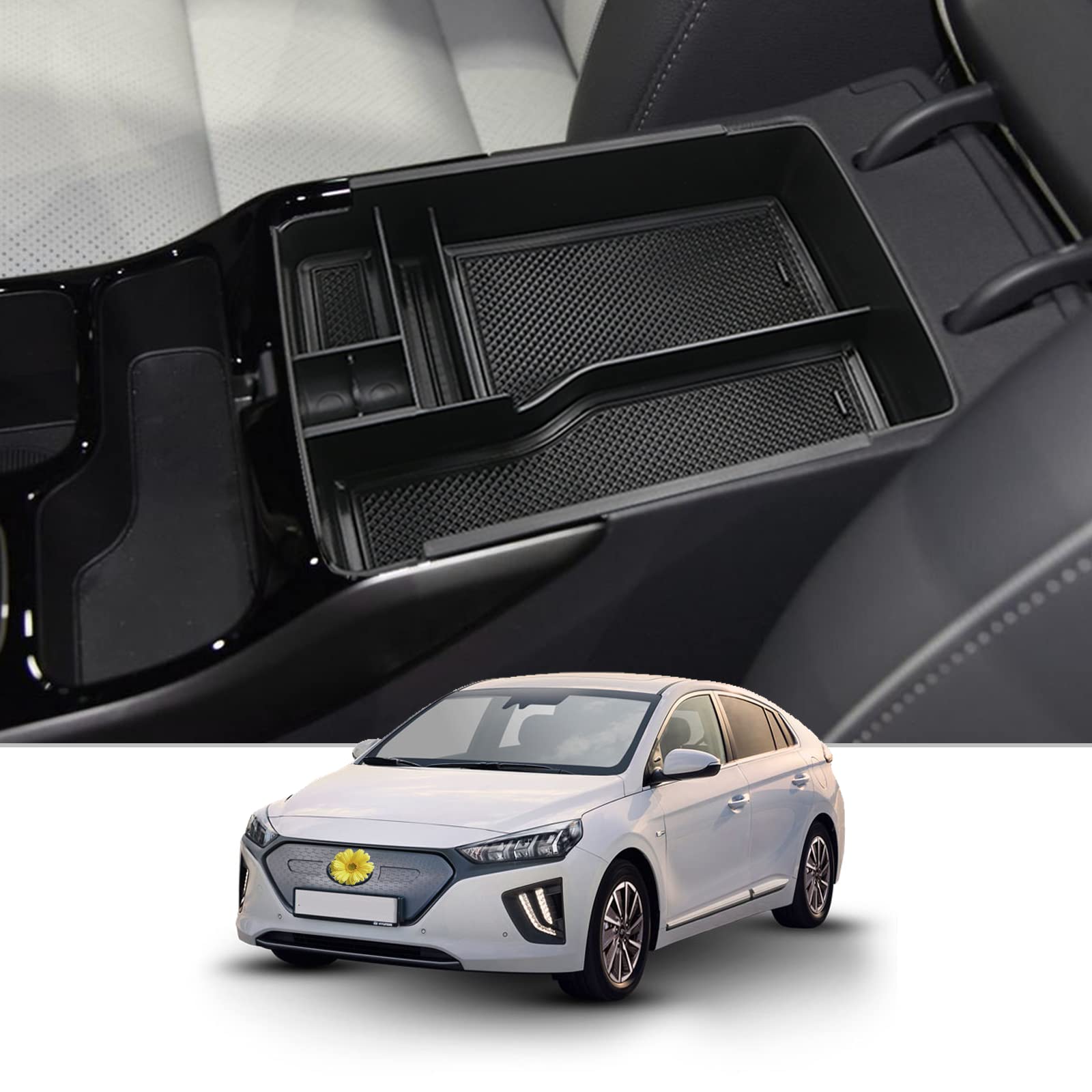 Hyundai Ioniq EV Center Armrest Storage Tray 2021+ - LFOTPP Car Accessories