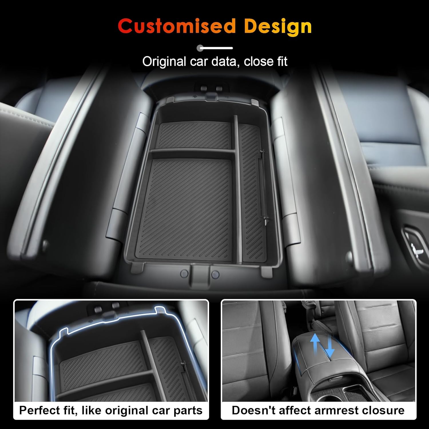 For Hyundai Palisade Hybrid Calligraphy 7-Seater Console Armrest Box 2026+