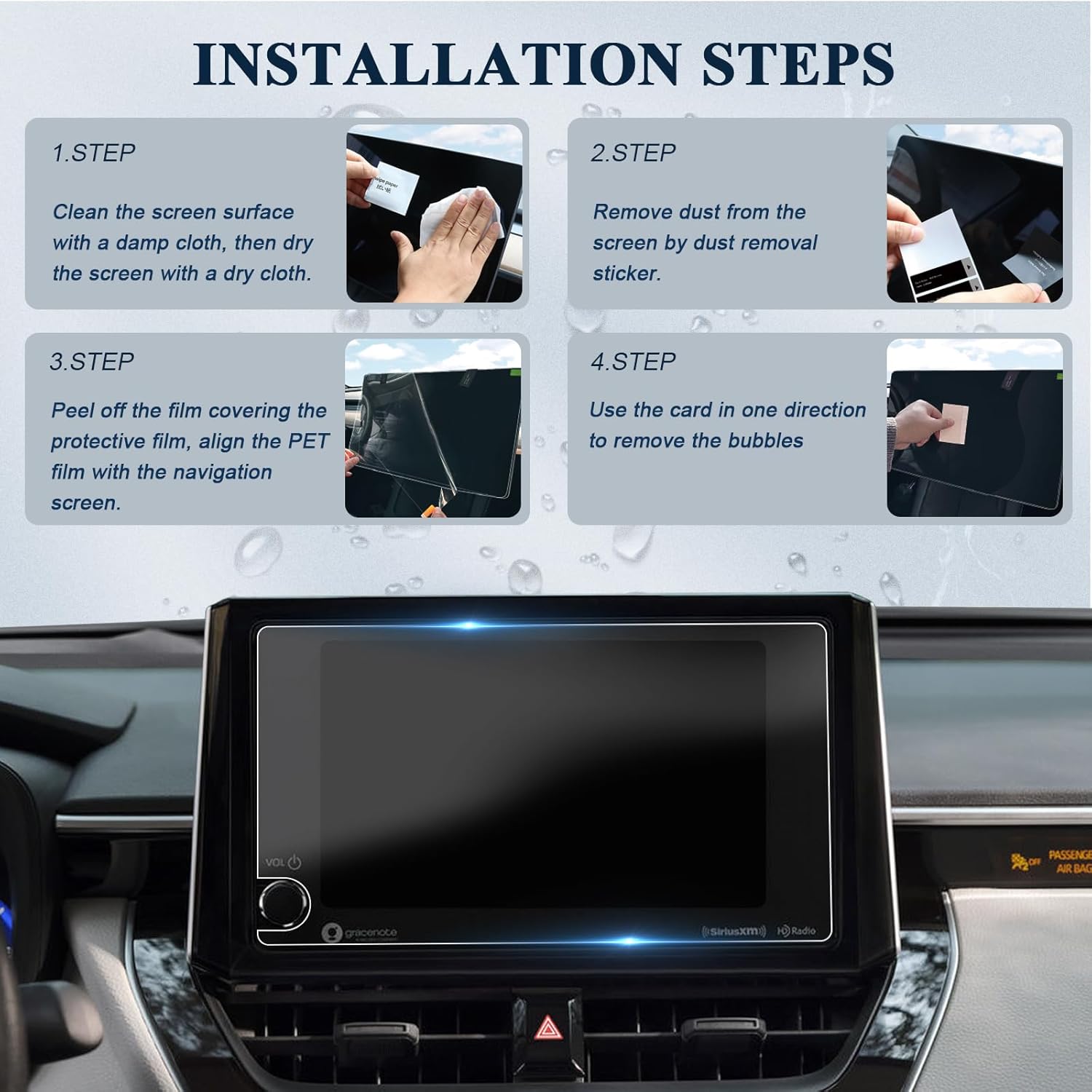 For Toyota RAV4 12.3" Screen Protector 2023+