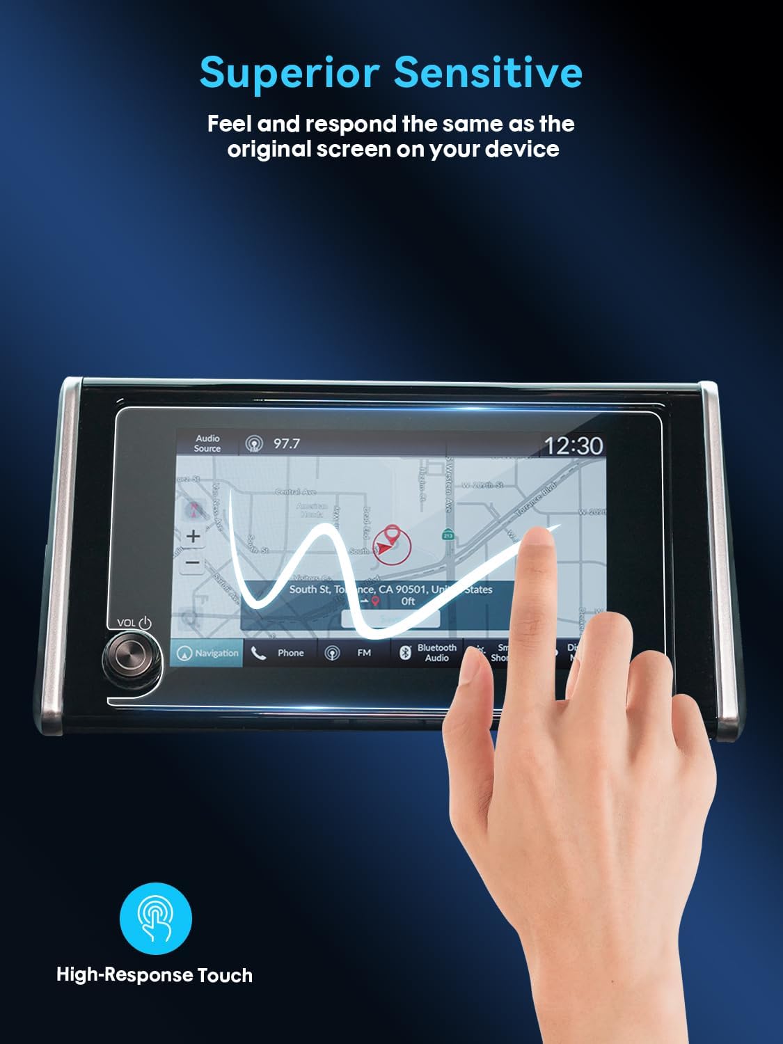 For Toyota RAV4 12.3" Screen Protector 2023+