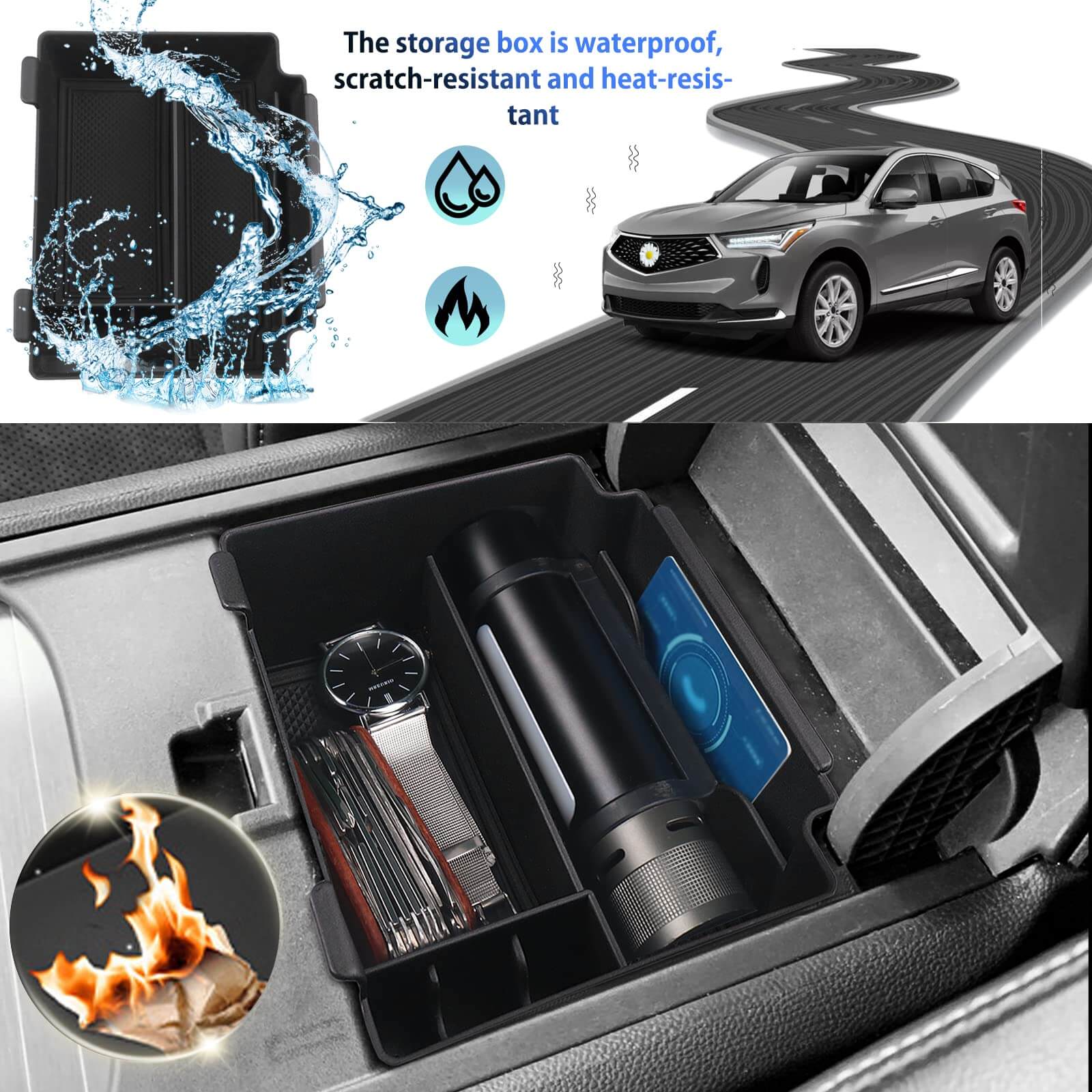 Acura RDX Center Armrest Storage Tray 2019+ - LFOTPP Car Accessories