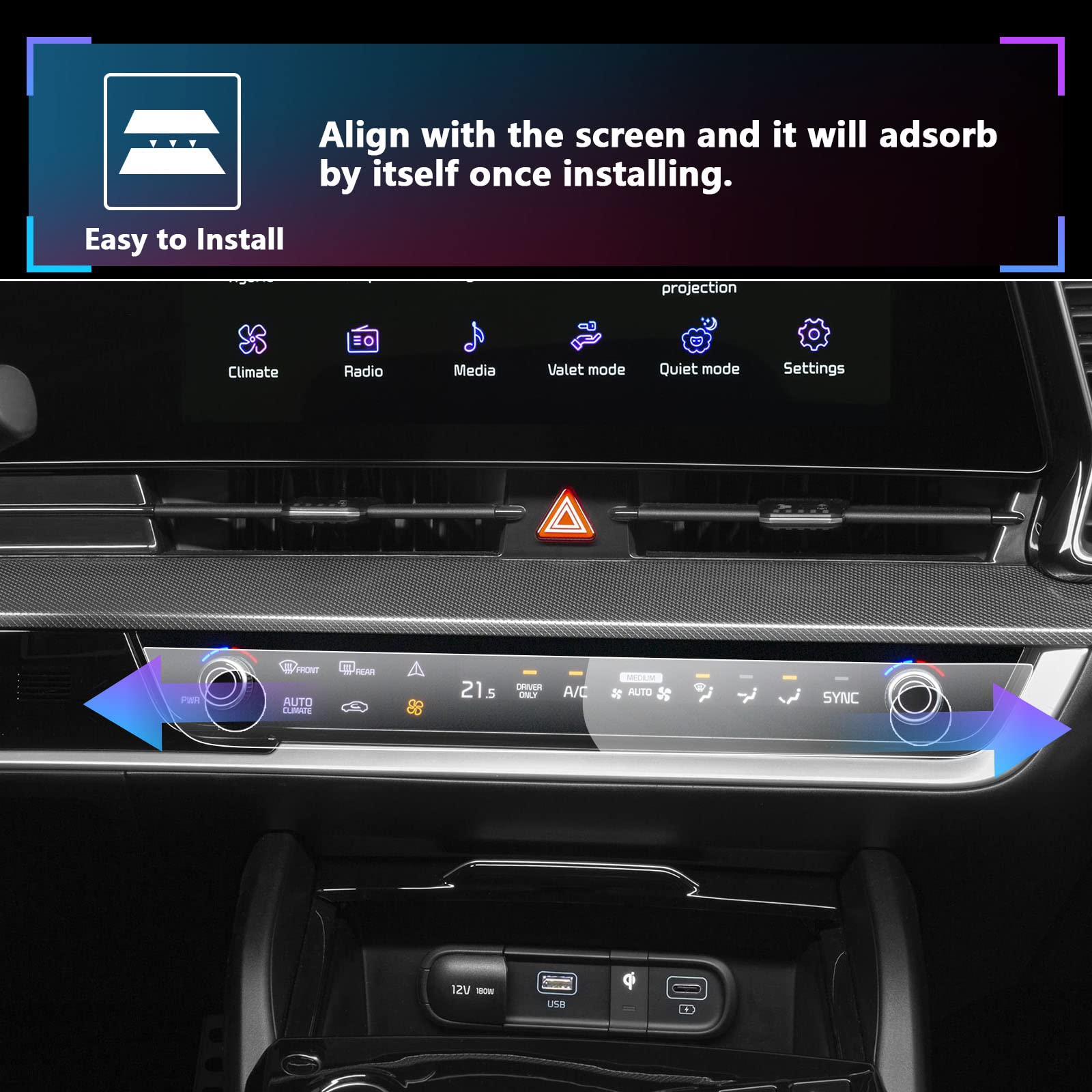 Kia Sportage NQ5 Screen Protector 2022+ - LFOTPP Car Accessories