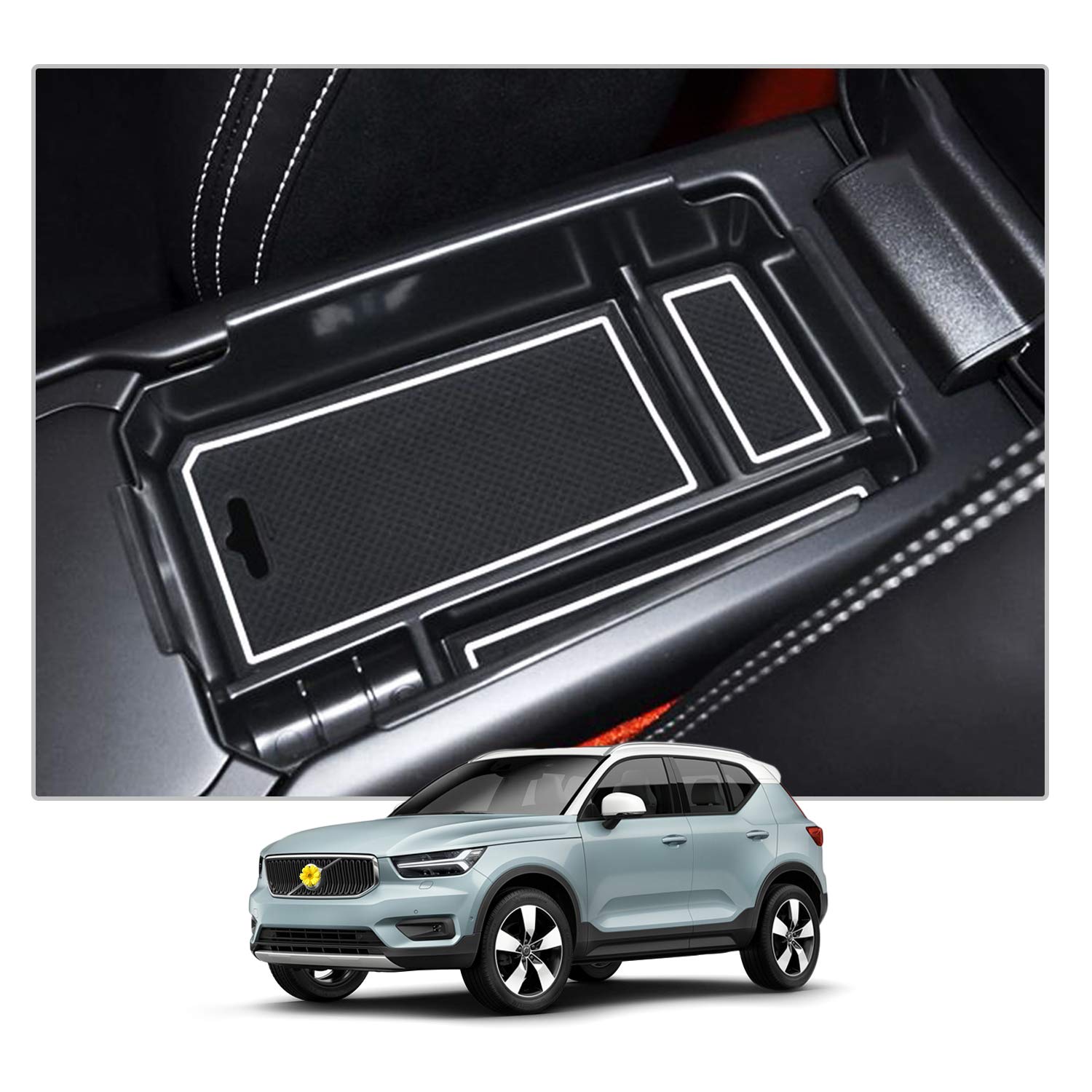 Volvo XC40 Center Armrest Storage Tray 2018+ - LFOTPP Car Accessories