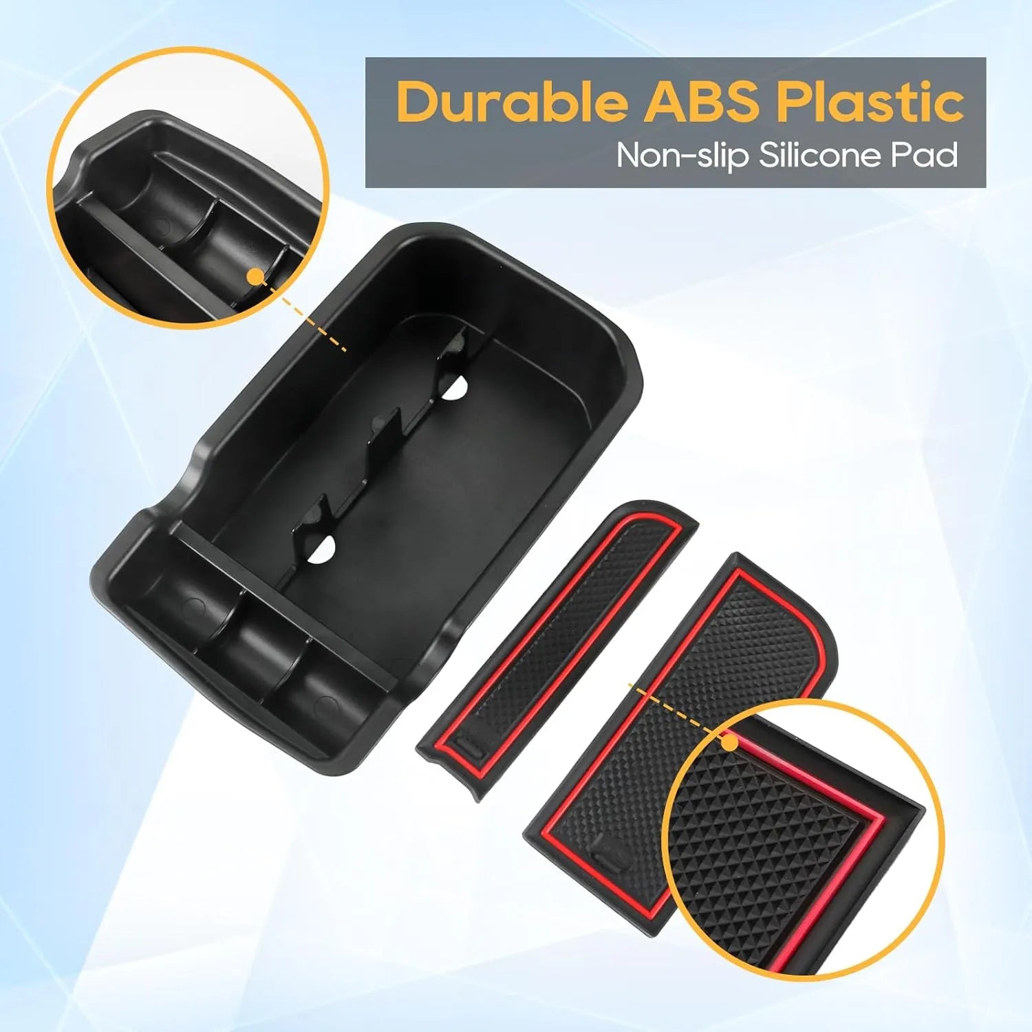 For Jeep Compass Center Console Armrest Storage Box 2017-2021