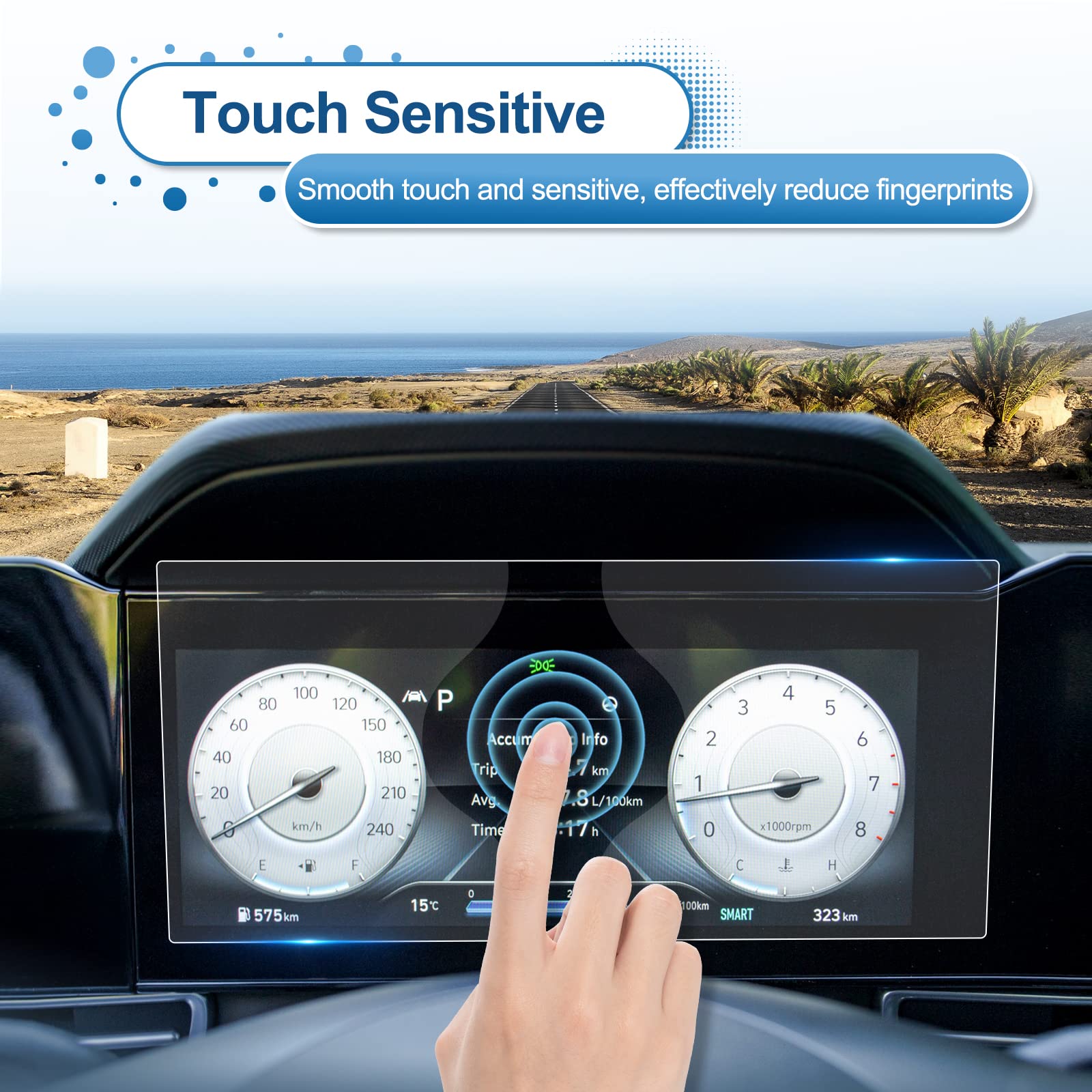Hyundai Elantra Screen Protector 2021+ - LFOTPP Car Accessories