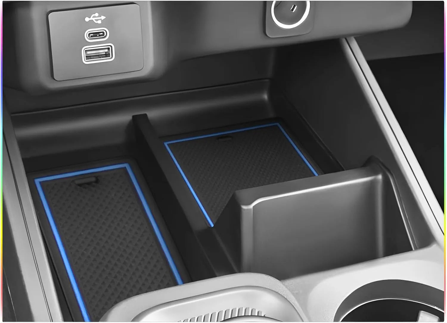 For Ford Maverick Door Slot Mats（15Pcs) 2022 2023 2024 2025 2026