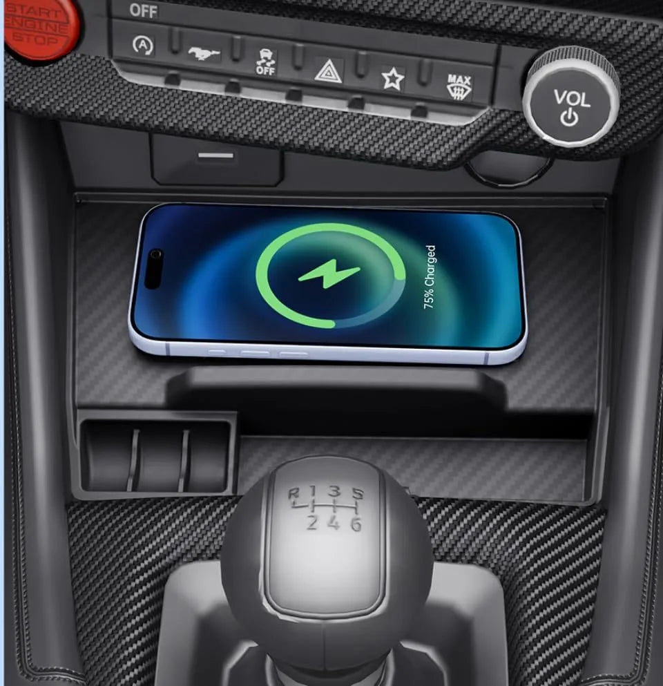 For Ford Mustang Wireless Charging Mat 2026+