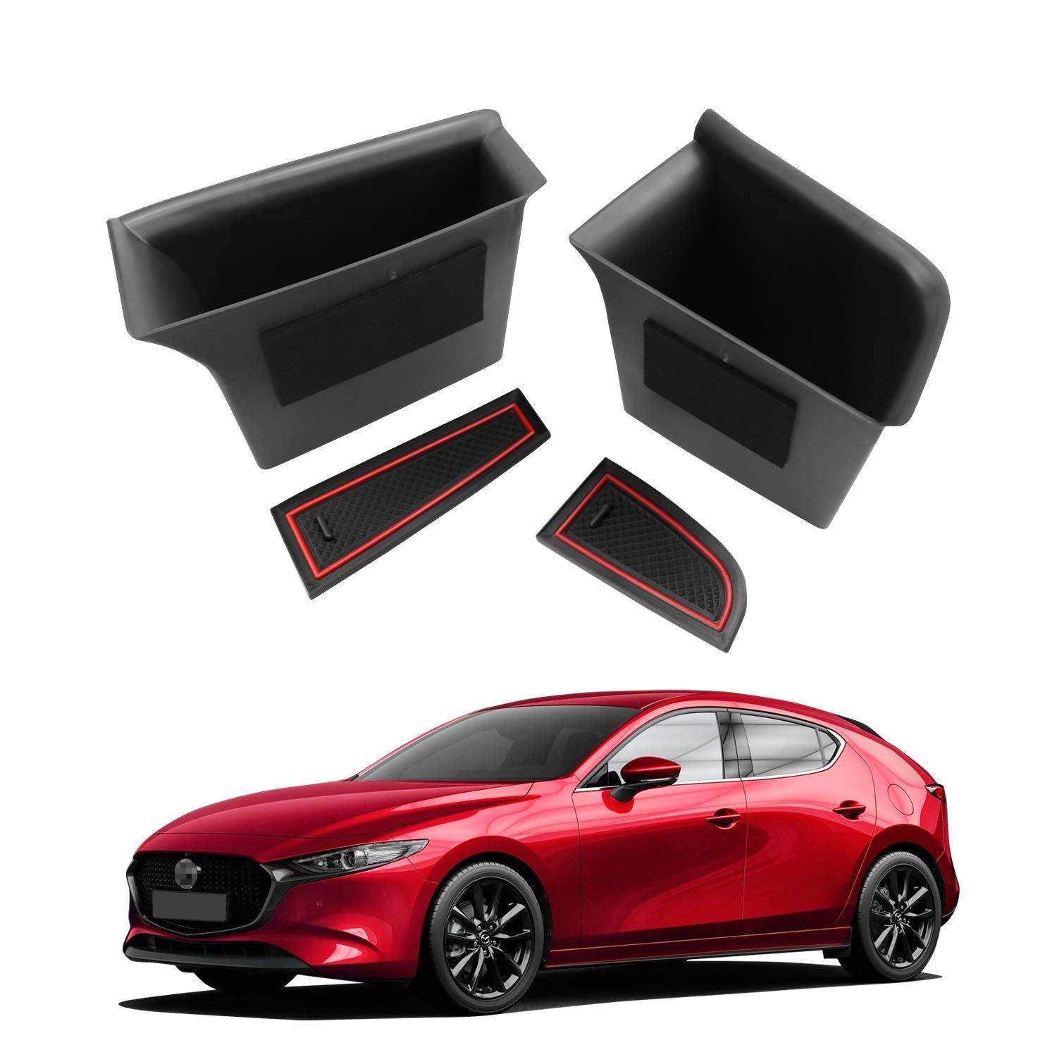 Mazda 3 CX-30 Car Door Side Storage Box 2019+ - LFOTPP Car Accessories
