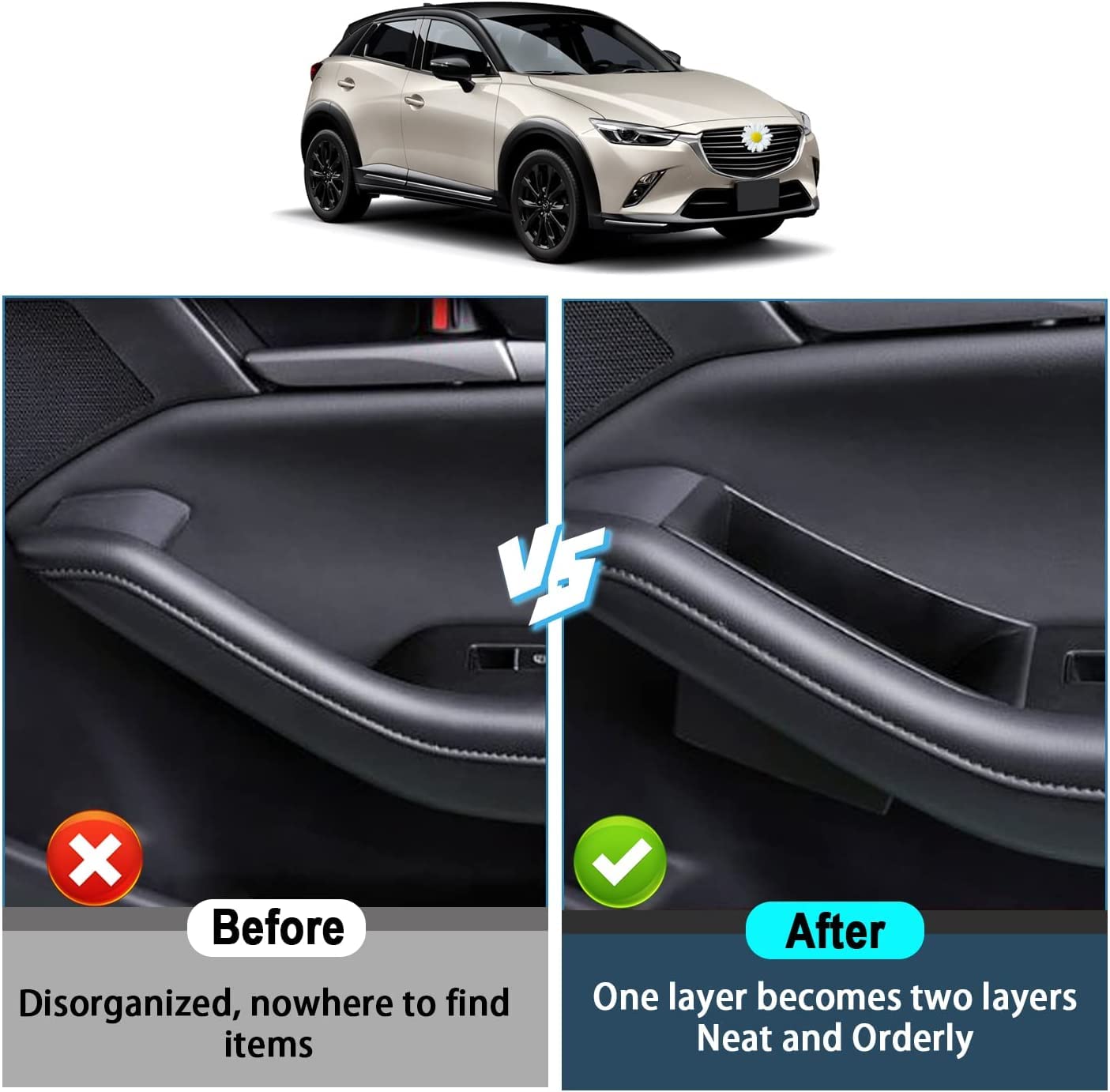 Mazda 3 CX-30 Autotür-Seiten-Aufbewahrungsbox 2019+