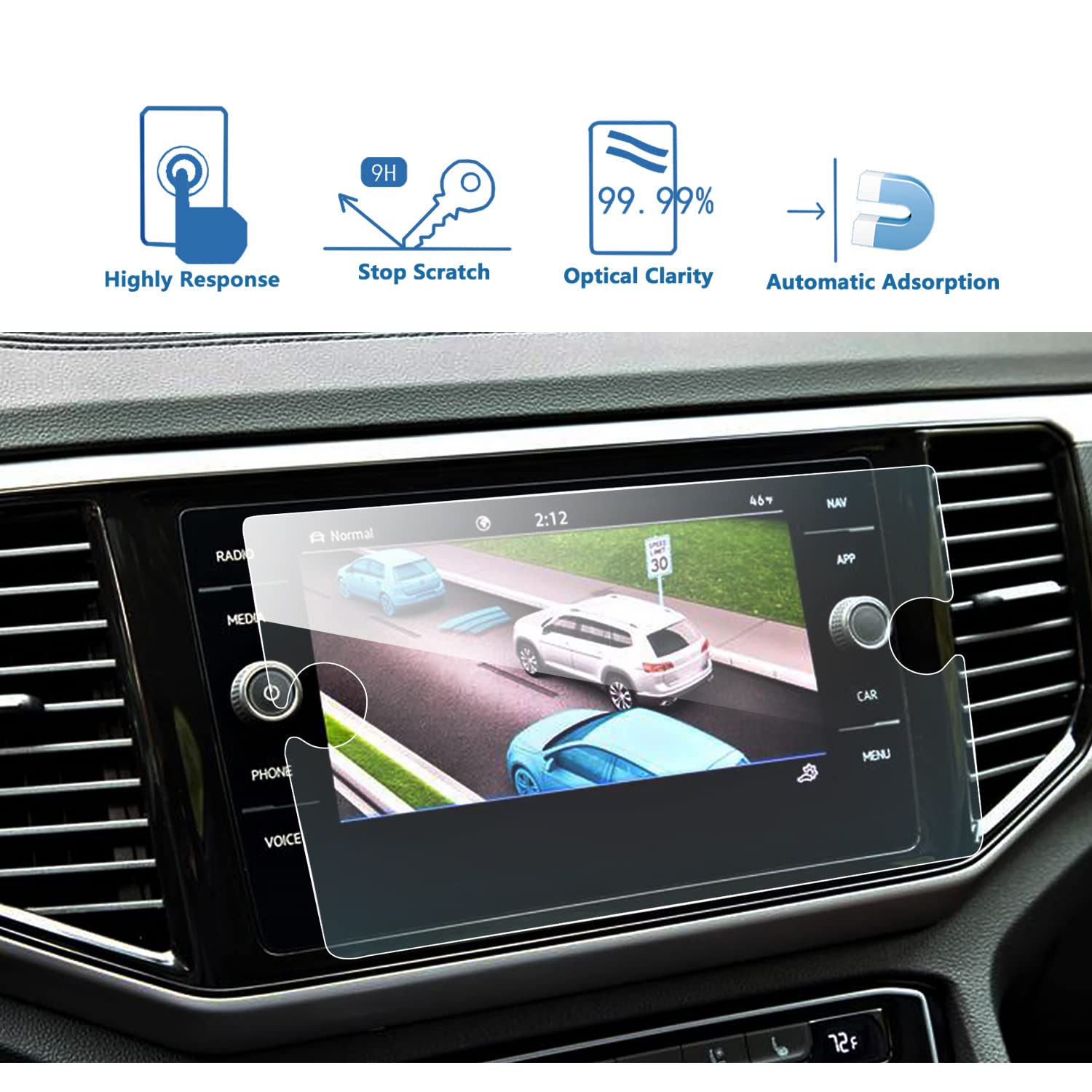 VW Tiguan Screen Protector 2018+ - LFOTPP Car Accessories
