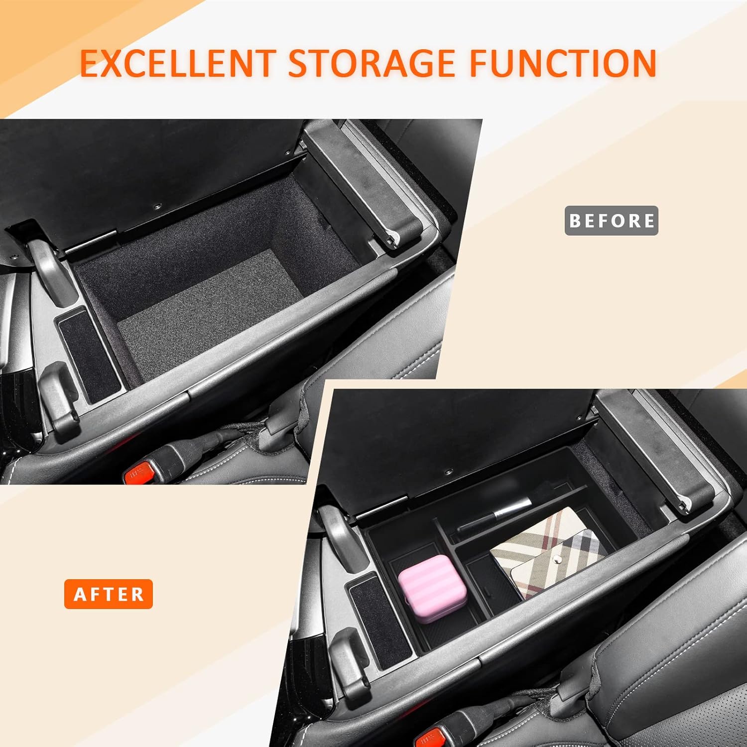 For Lexus NX Center Armrest Storage Tray