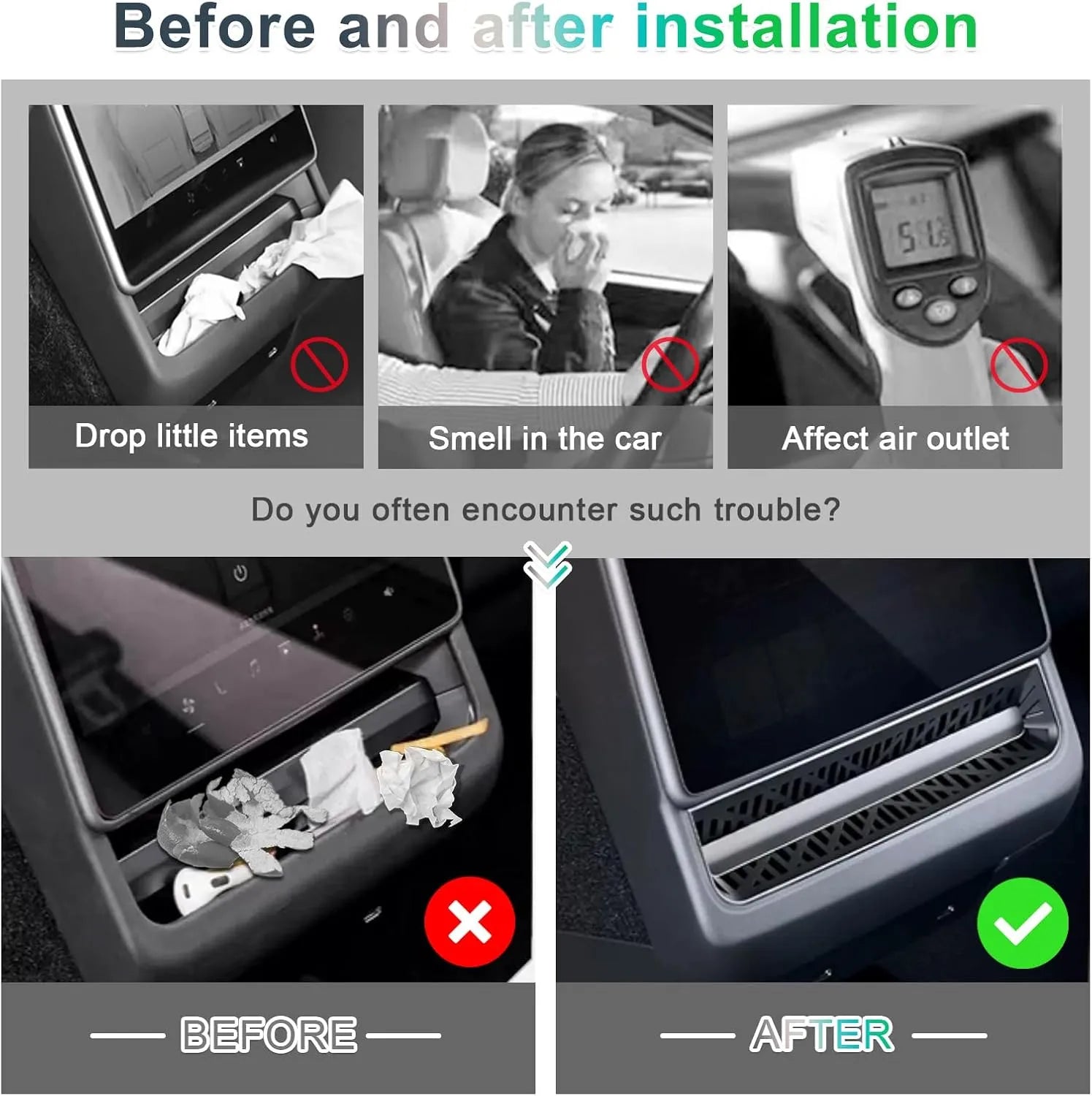 For Tesla Model Y Juniper Air Vent Protection Cover 2025 2026 2027