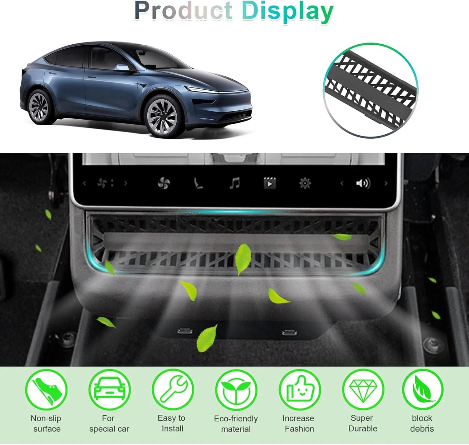 For Tesla Model Y Juniper Air Vent Protection Cover 2025 2026 2027
