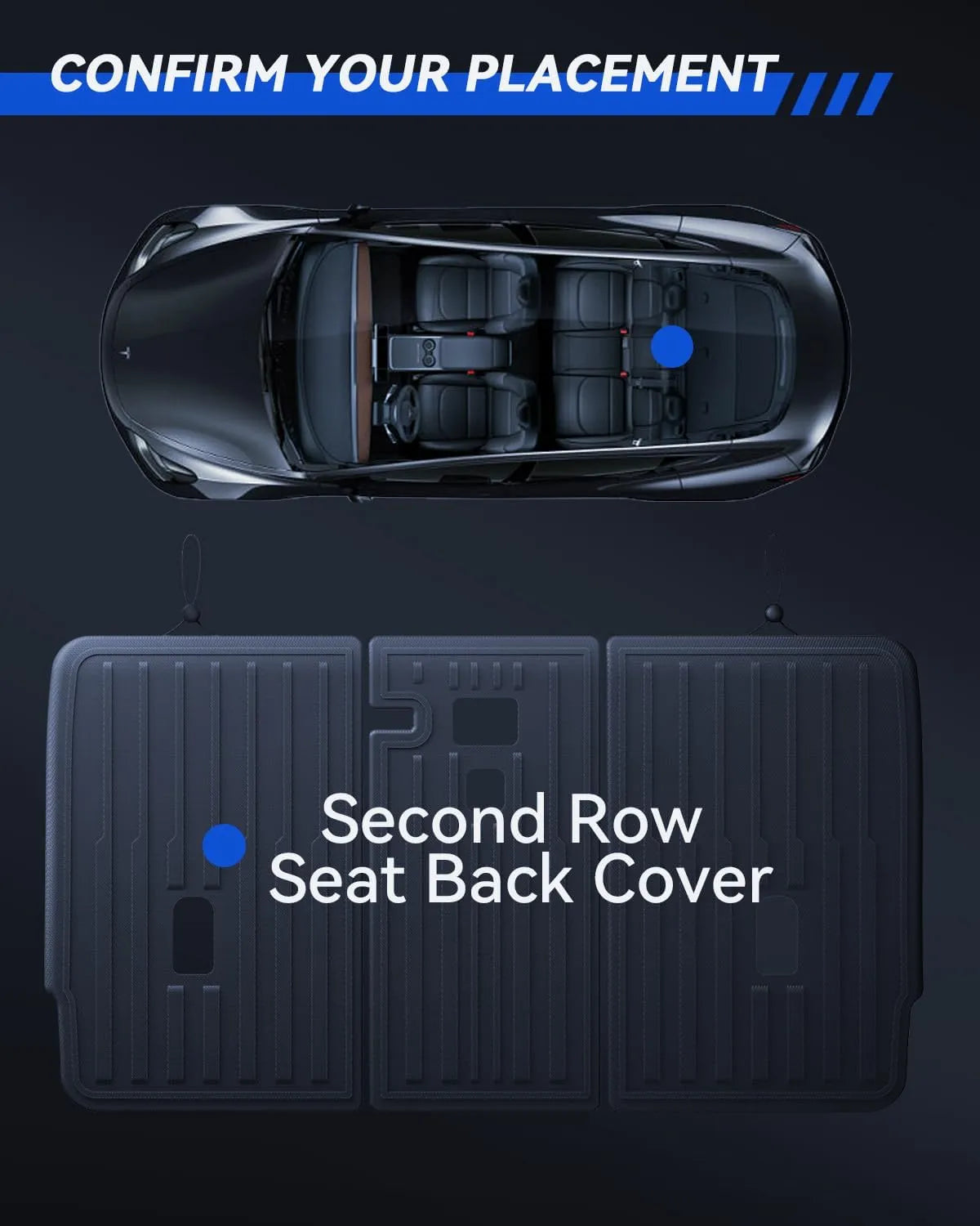 For Tesla Model Y Trunk Mat Rear Seat Back Mats 2025 2026 2027