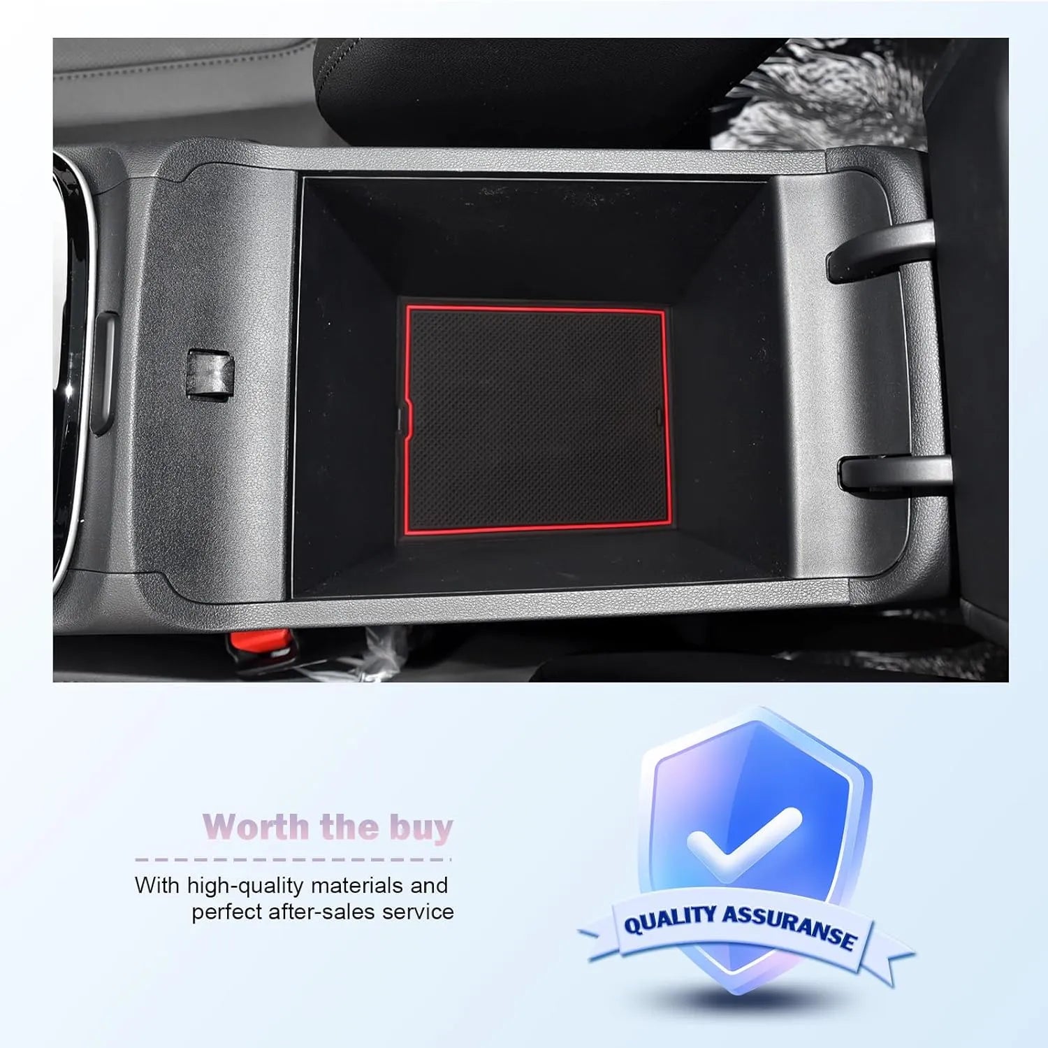 For Hyundai Tucson NX4 Centre Console Non-Slip Mats 2022 2023 2024