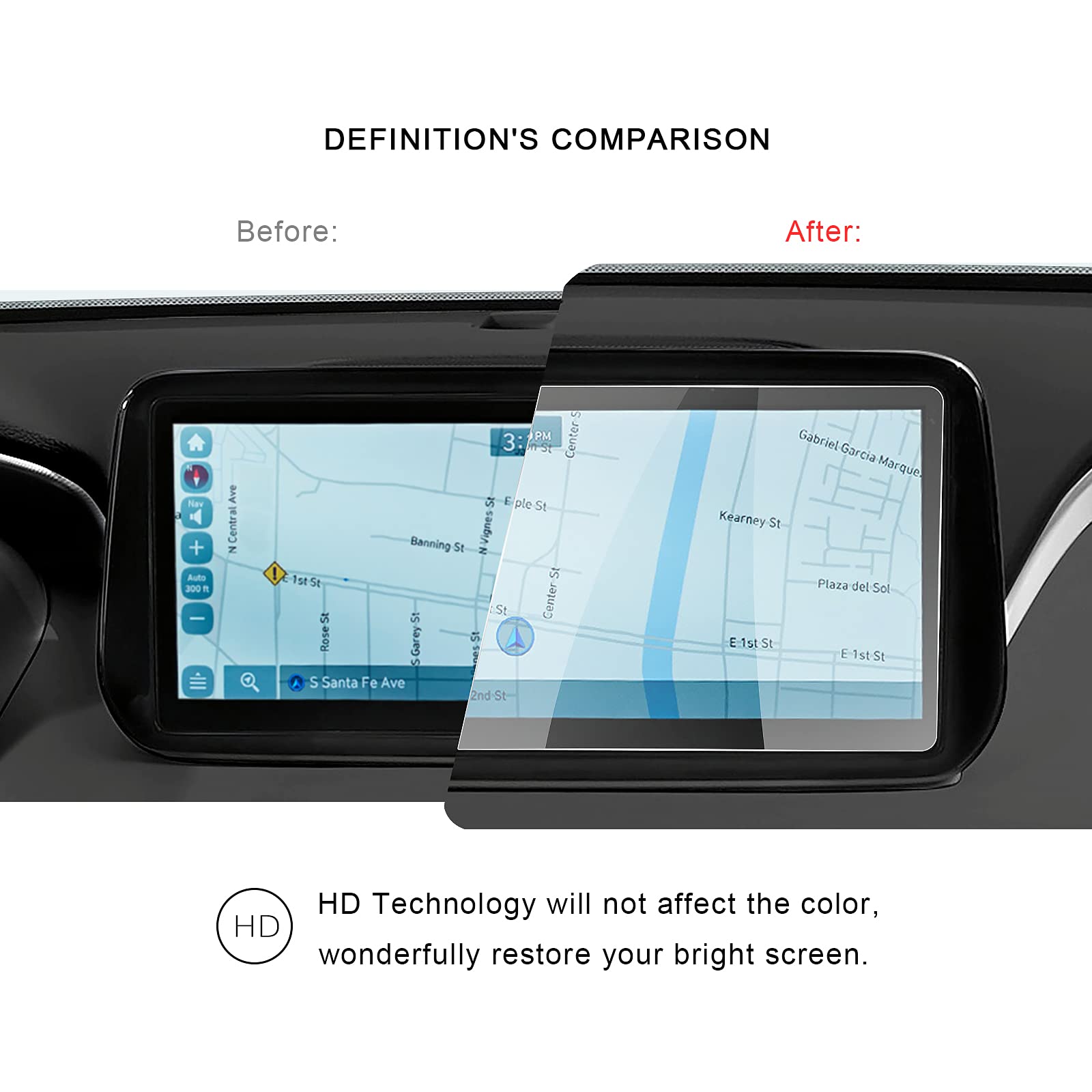 Hyundai Santa Fe Screen Protector 2021+ - LFOTPP Car Accessories