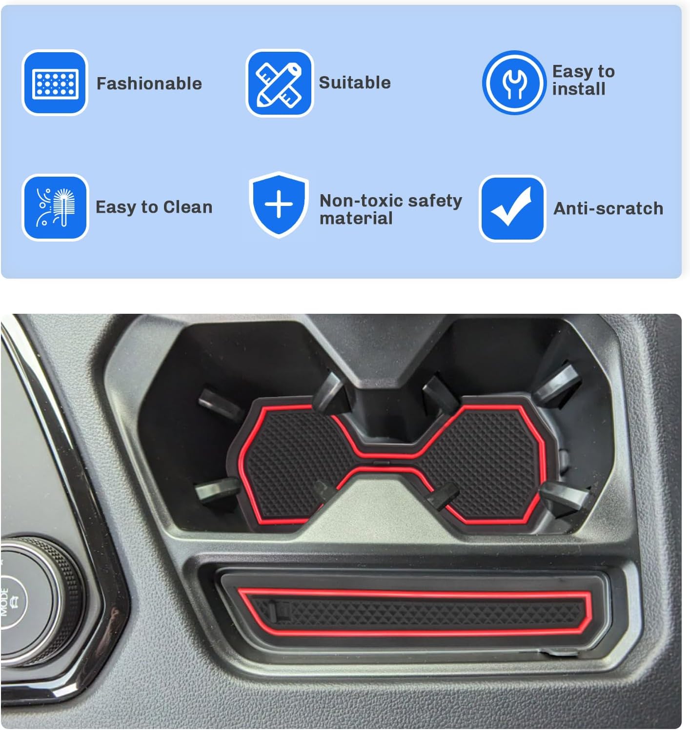 Volkswagen Taos Door Slot Mats 2022-2025