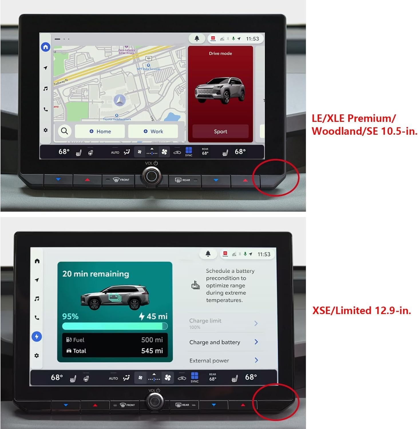 For Toyota RAV4 Behind Infotainment Screen Organizer Tray 2026 2027