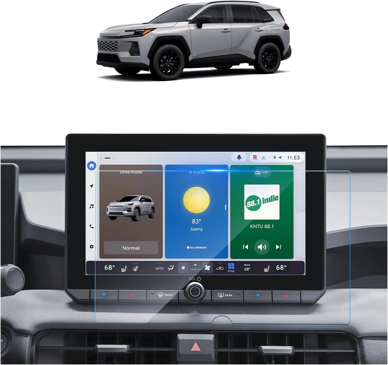 For Toyota RAV4 Screen Protector 2026 2027