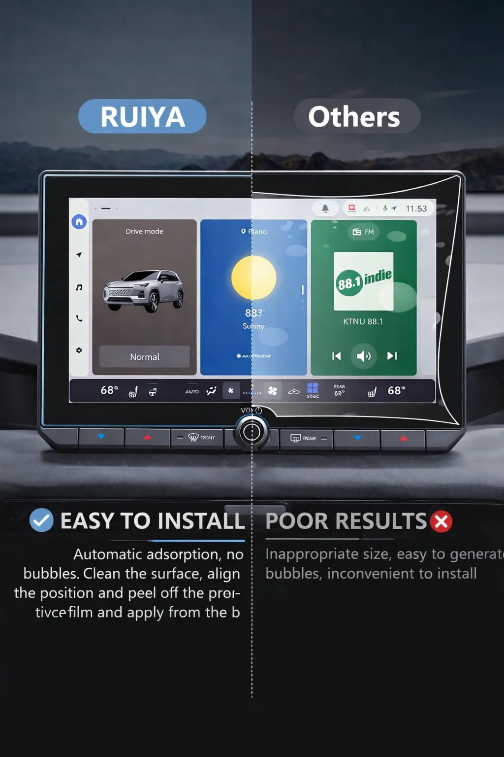 For Toyota RAV4 Screen Protector 2026 2027