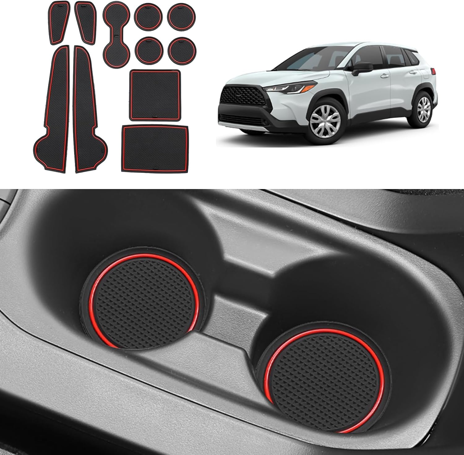 Toyota Corolla Cross SUV Door Slot Mats 2021+