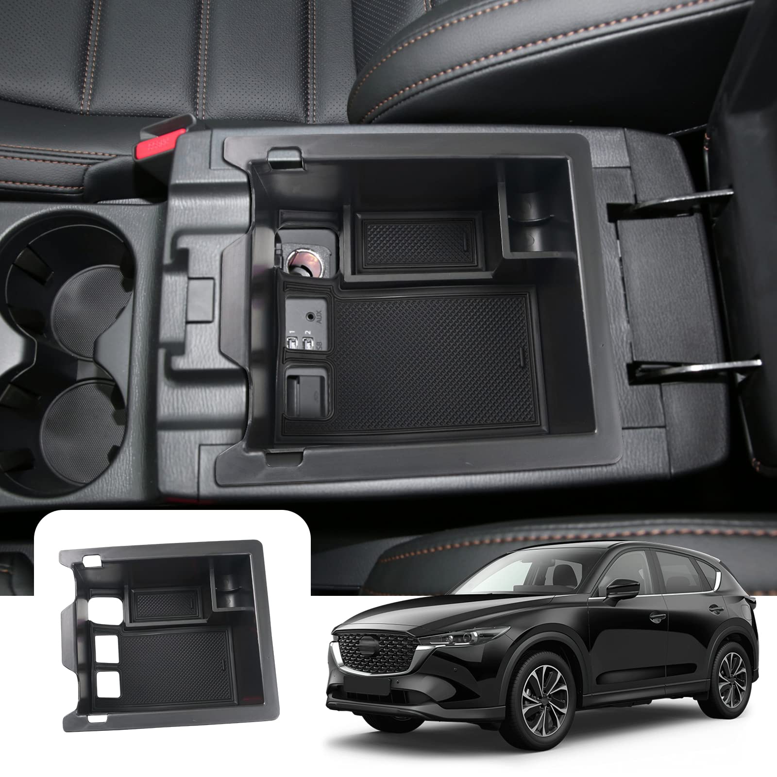 Mazda CX-5 Center Armrest Storage Tray 2017+ - LFOTPP Car Accessories