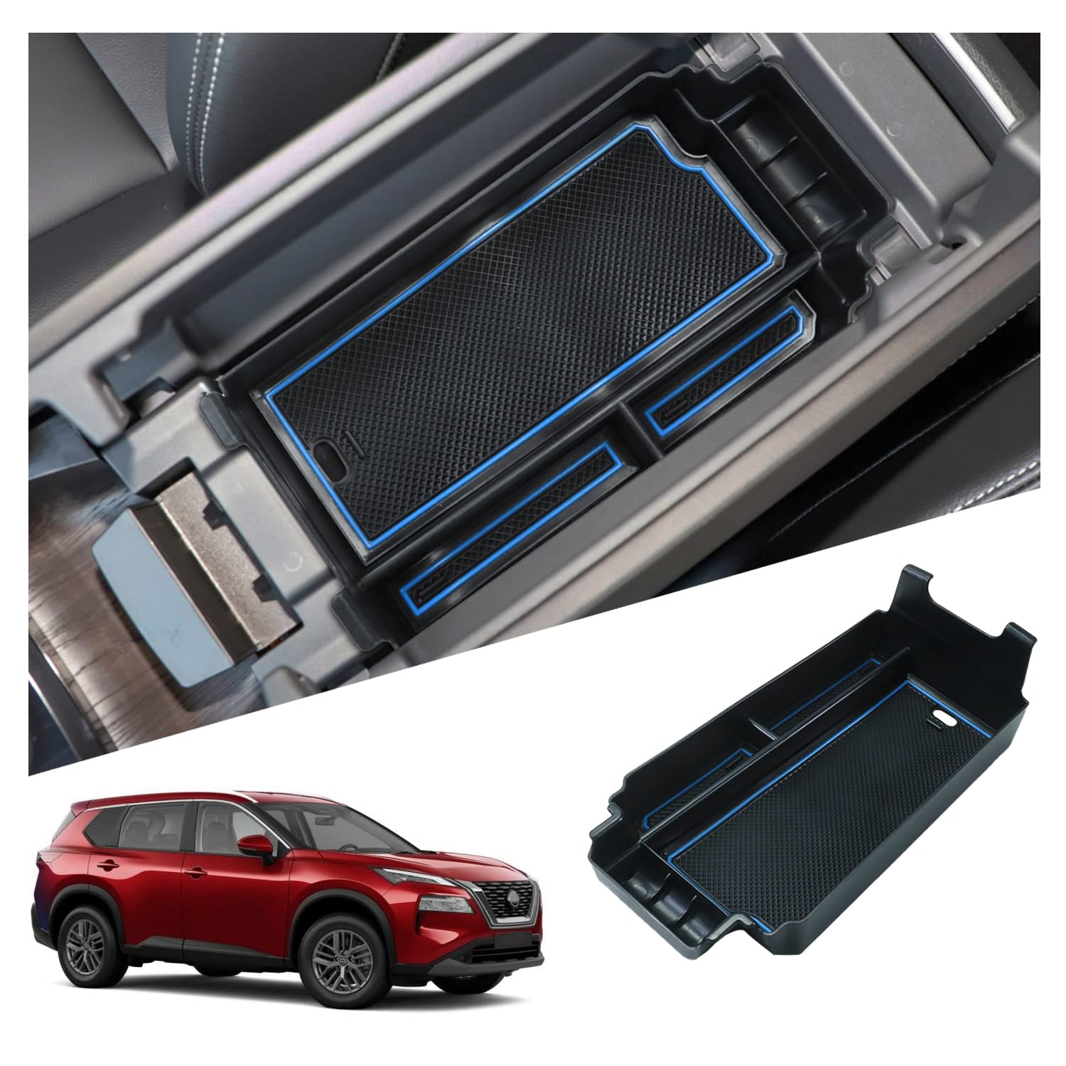 Nissan Rogue T33 Center Armrest Storage Tray 2021+ - LFOTPP Car Accessories