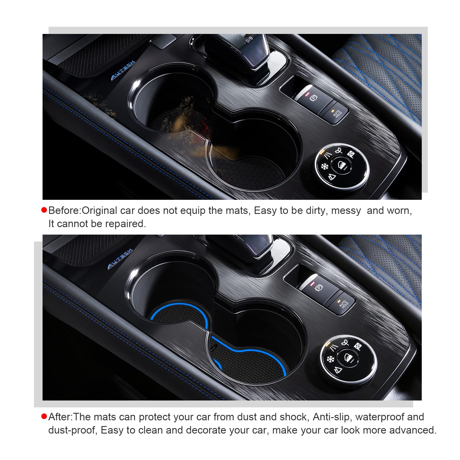 Nissan Rogue T33 Door Slot Mats 2021+ - LFOTPP Car Accessories