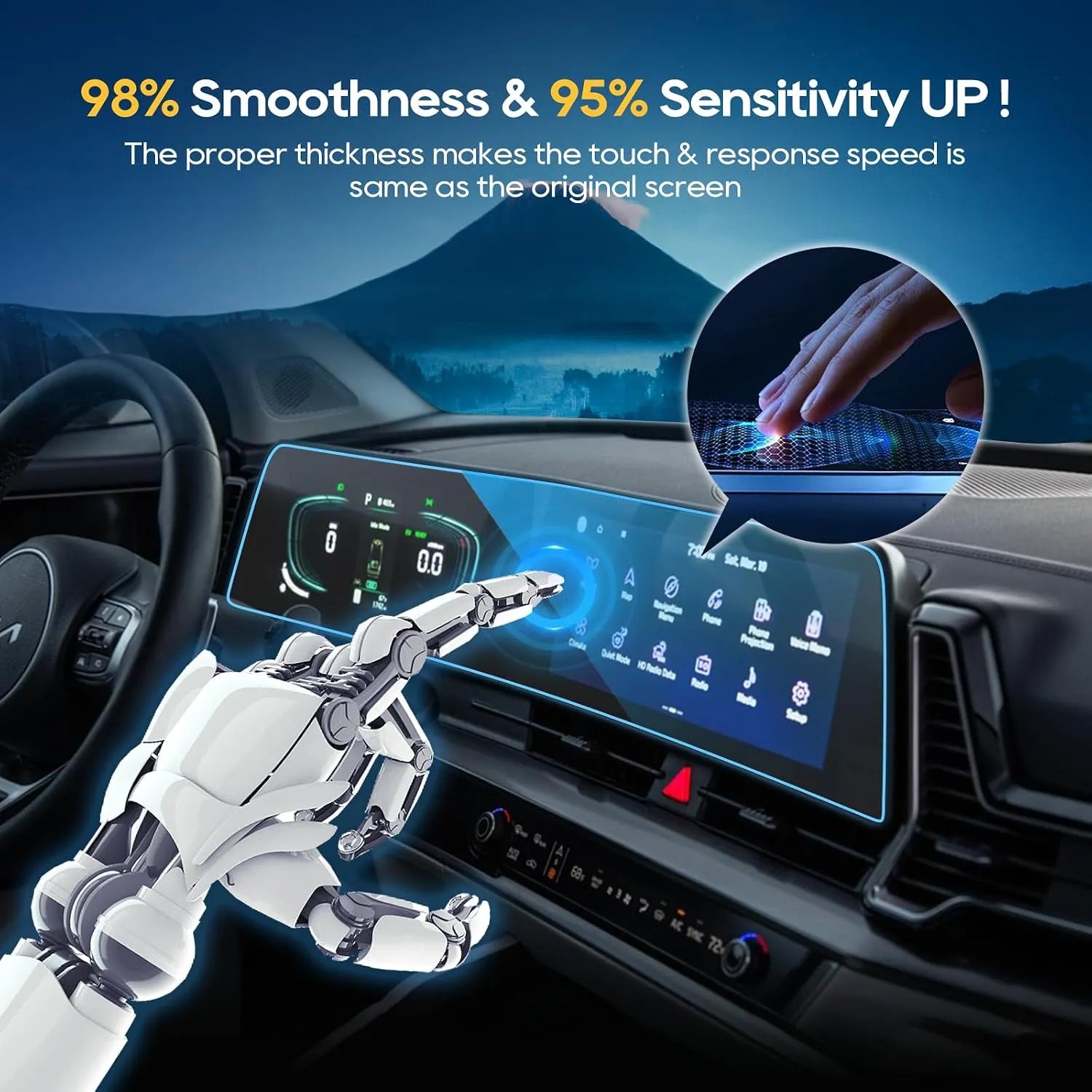 For Kia Sportage NQ5 Screen Protector 2022-2025
