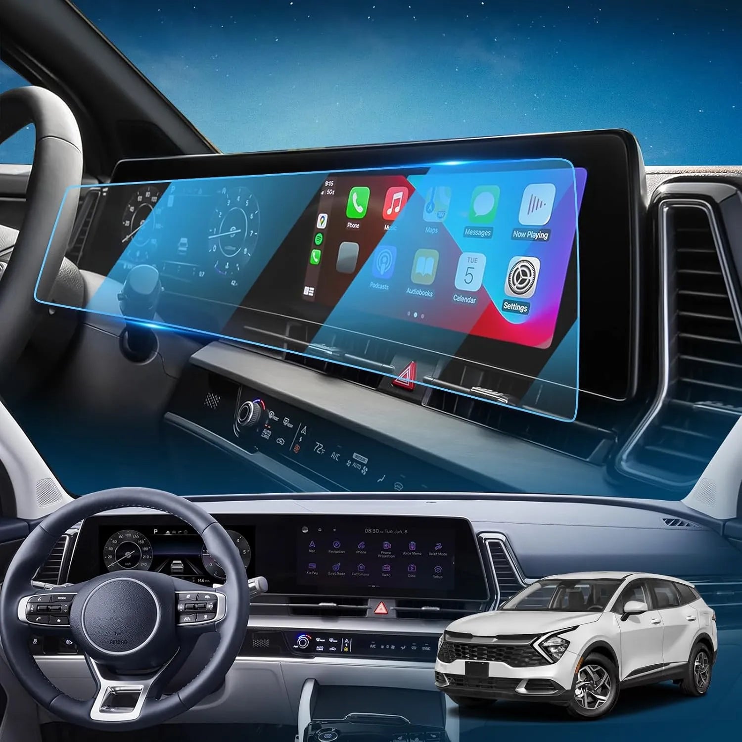 For Kia Sportage NQ5 Screen Protector 2022-2025