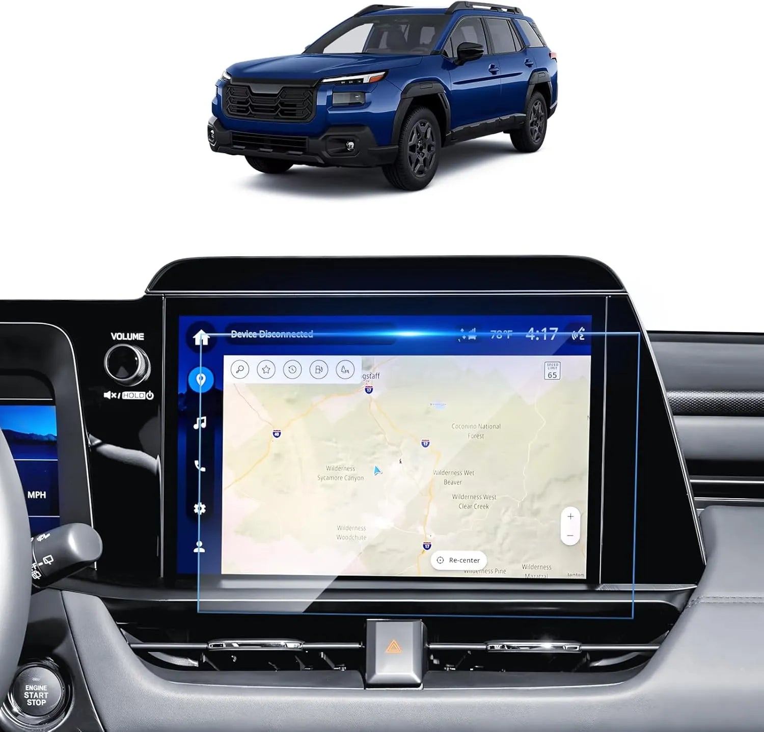 For Subaru Outback Screen Protector 2026 2027