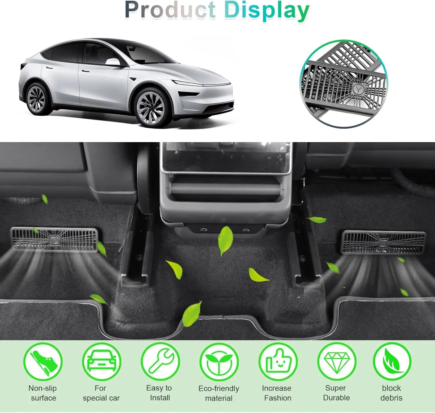 For Tesla Model Y Juniper Air Vent Protection Cover 2025 2026 2027