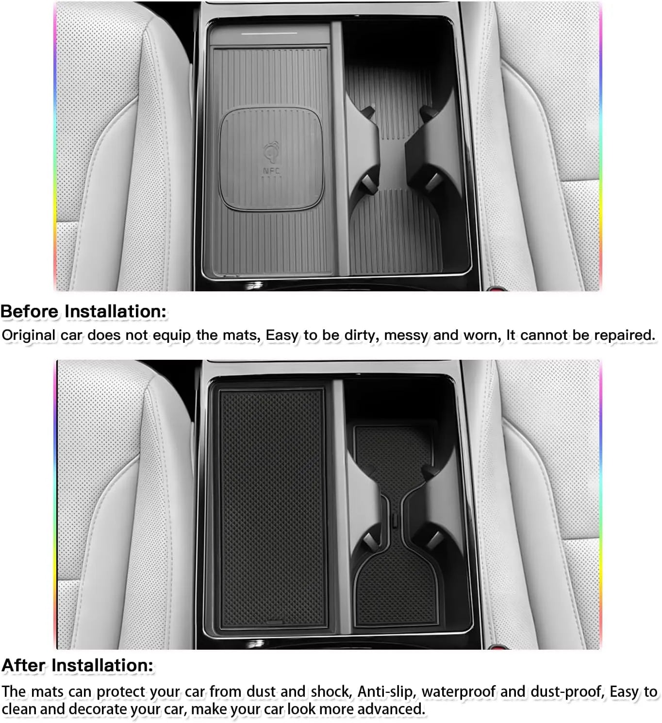 For Hyundai Tucson NX4 Door Slot Mats 2025+
