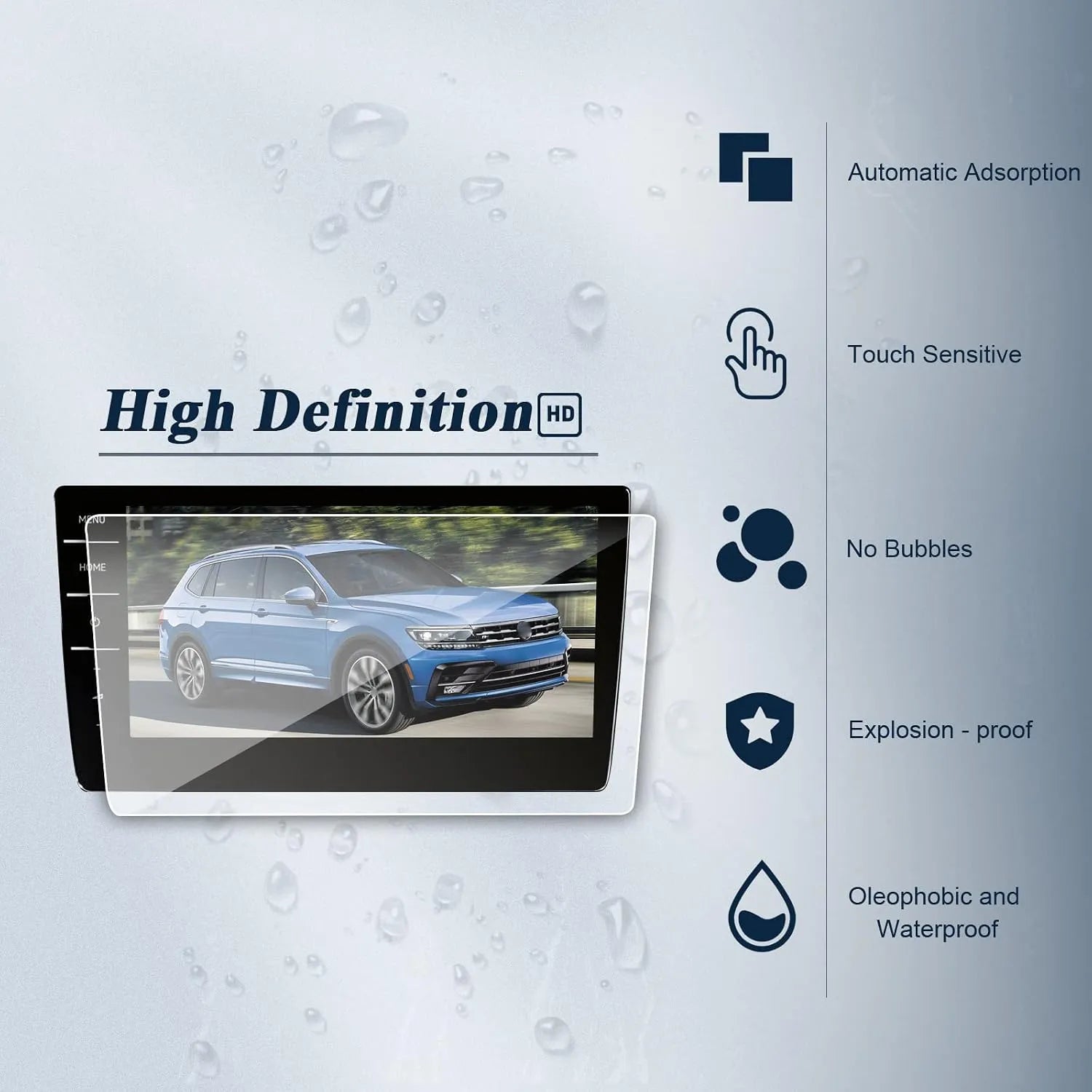 For VW Golf 7 9.2 inch Navigation Screen Protector 2017-2022
