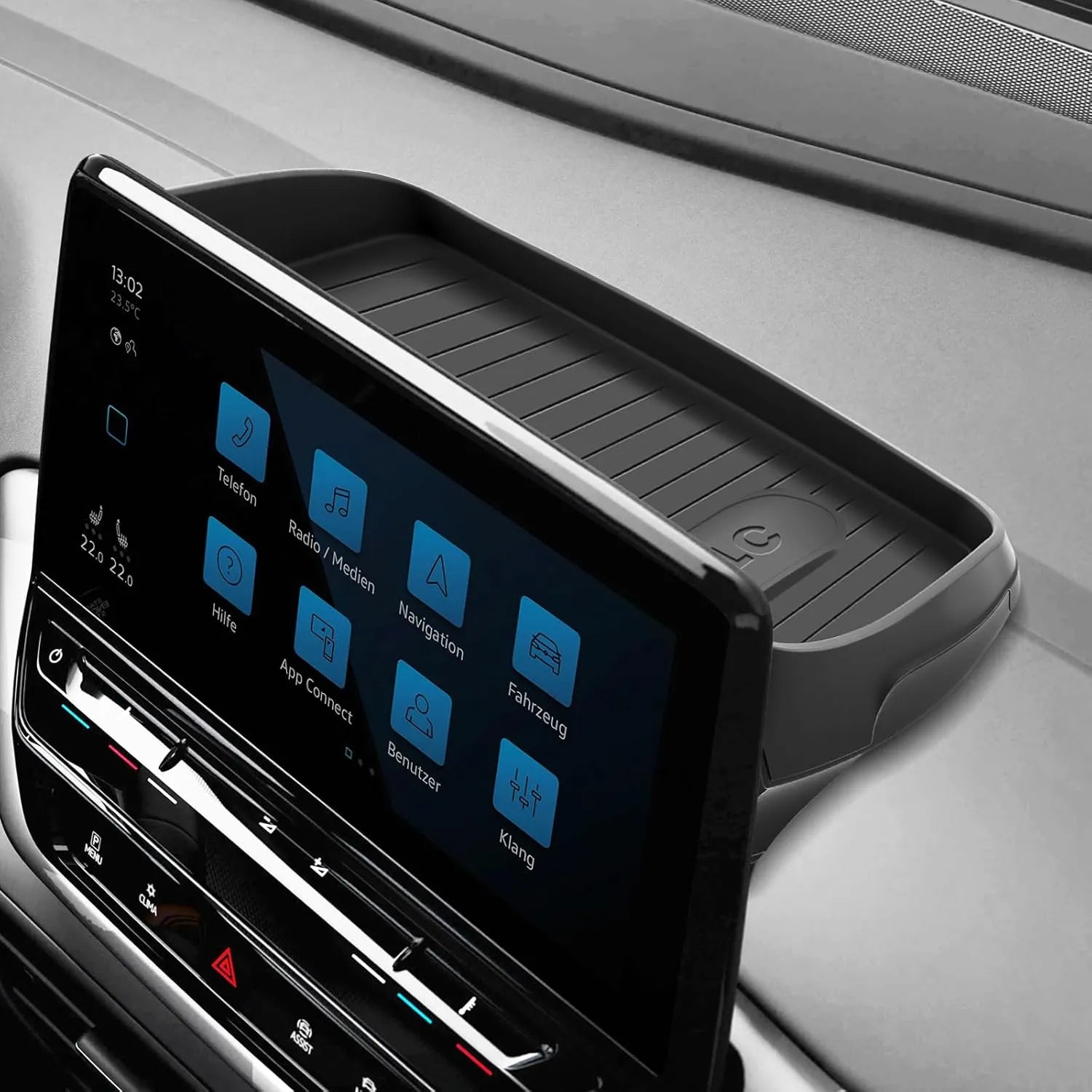 For VW ID.4 Dashboard Back Storage Box 2020-2025