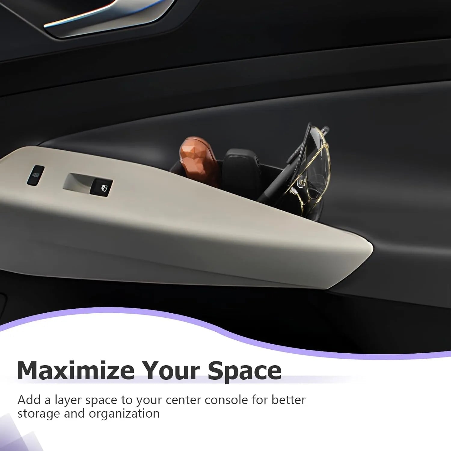 For VW ID.4 Door Handle Storage Box 2020+
