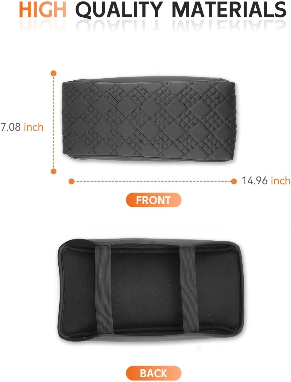 For VW ID.4 Center Console Armrest Cover 2023 2024 2025