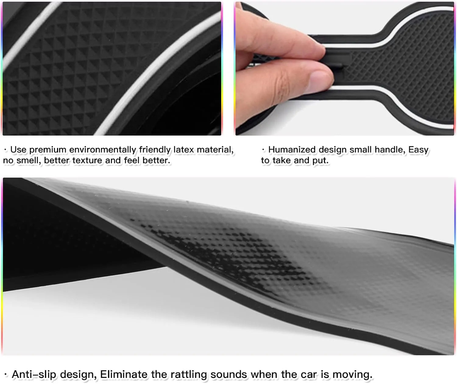 For Volvo XC40 Door Slot Mats Liner 2019-2026